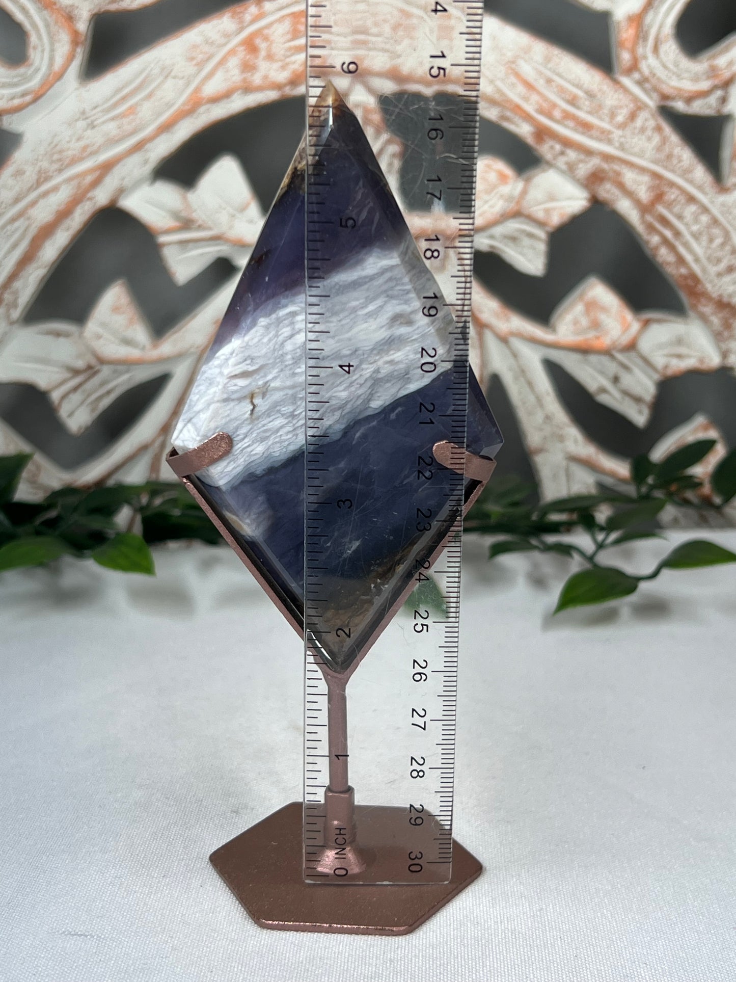 Purple Chalcedony Diamond