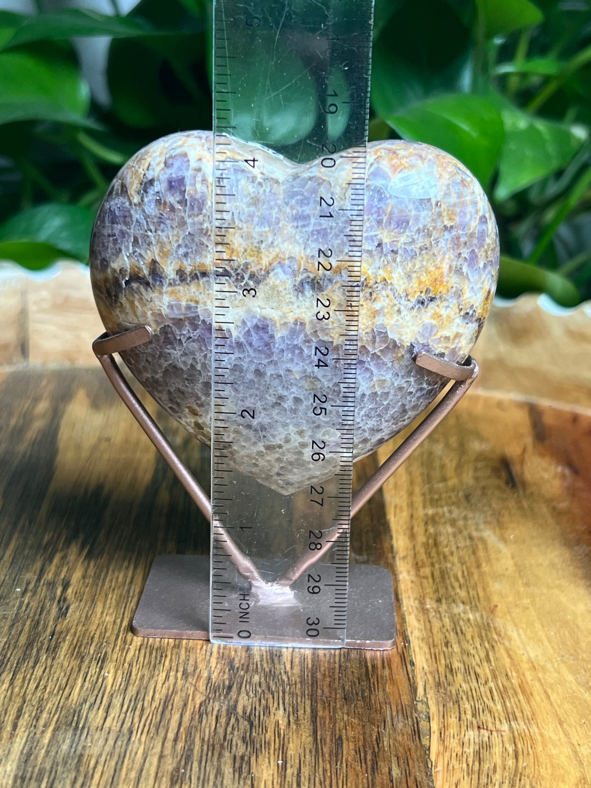 Indonesian Amethyst Puffy Heart: Ki