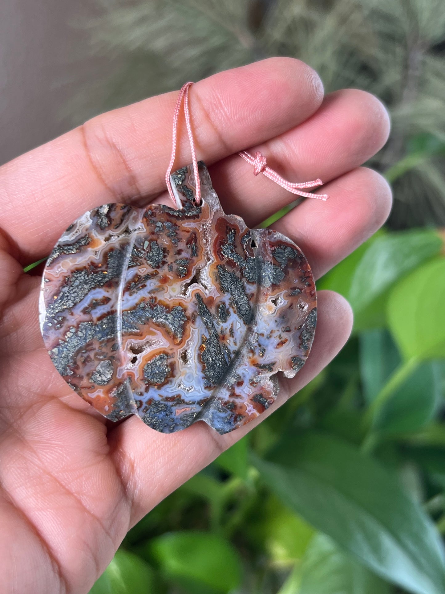 Marcasite Pumpkin Ornament