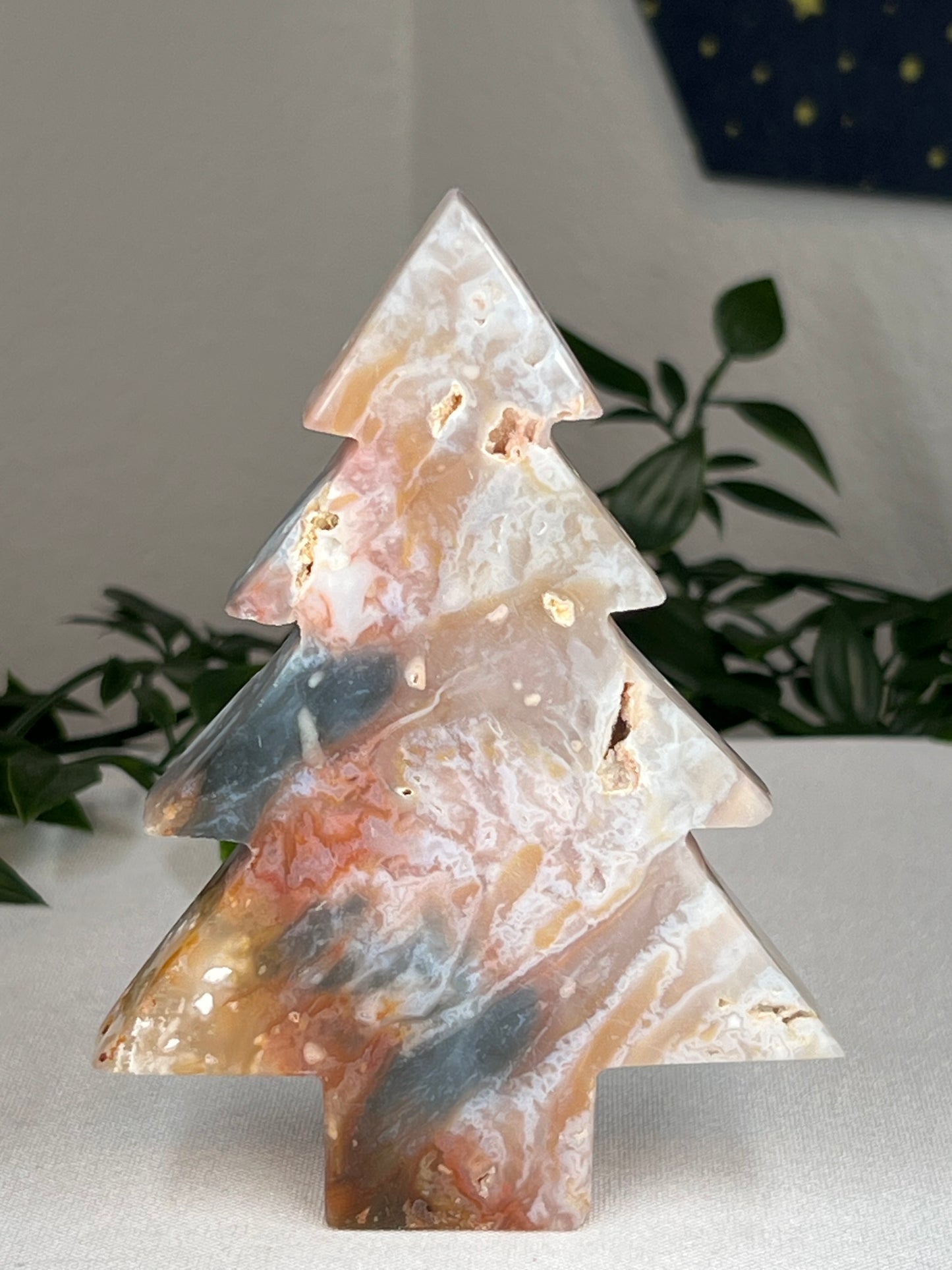 Rainbow Plume Agate Tree