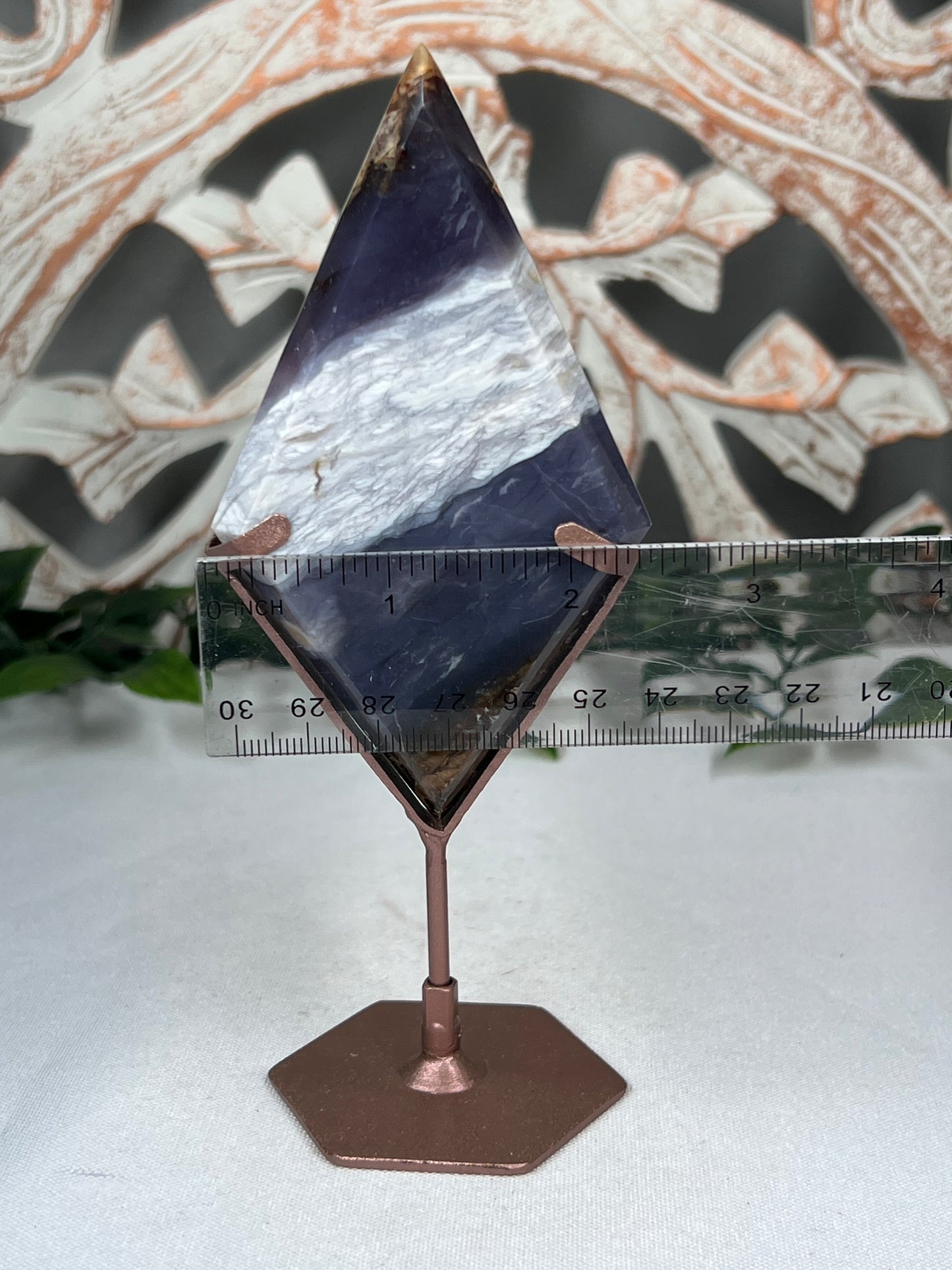 Purple Chalcedony Diamond