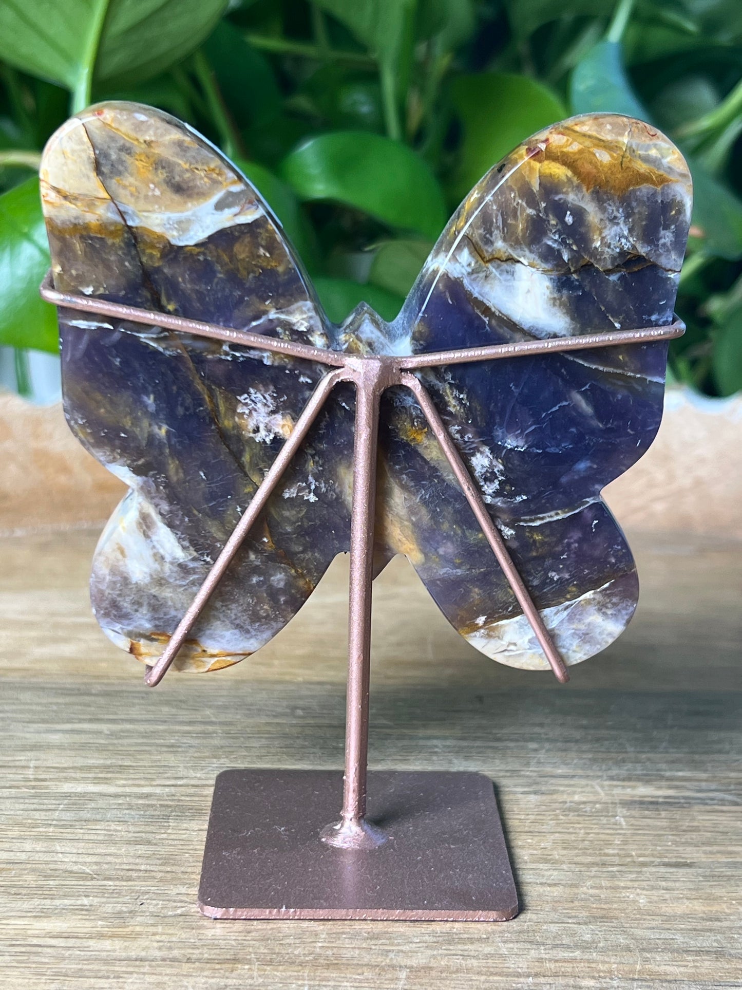 Purple Chalcedony Butterfly