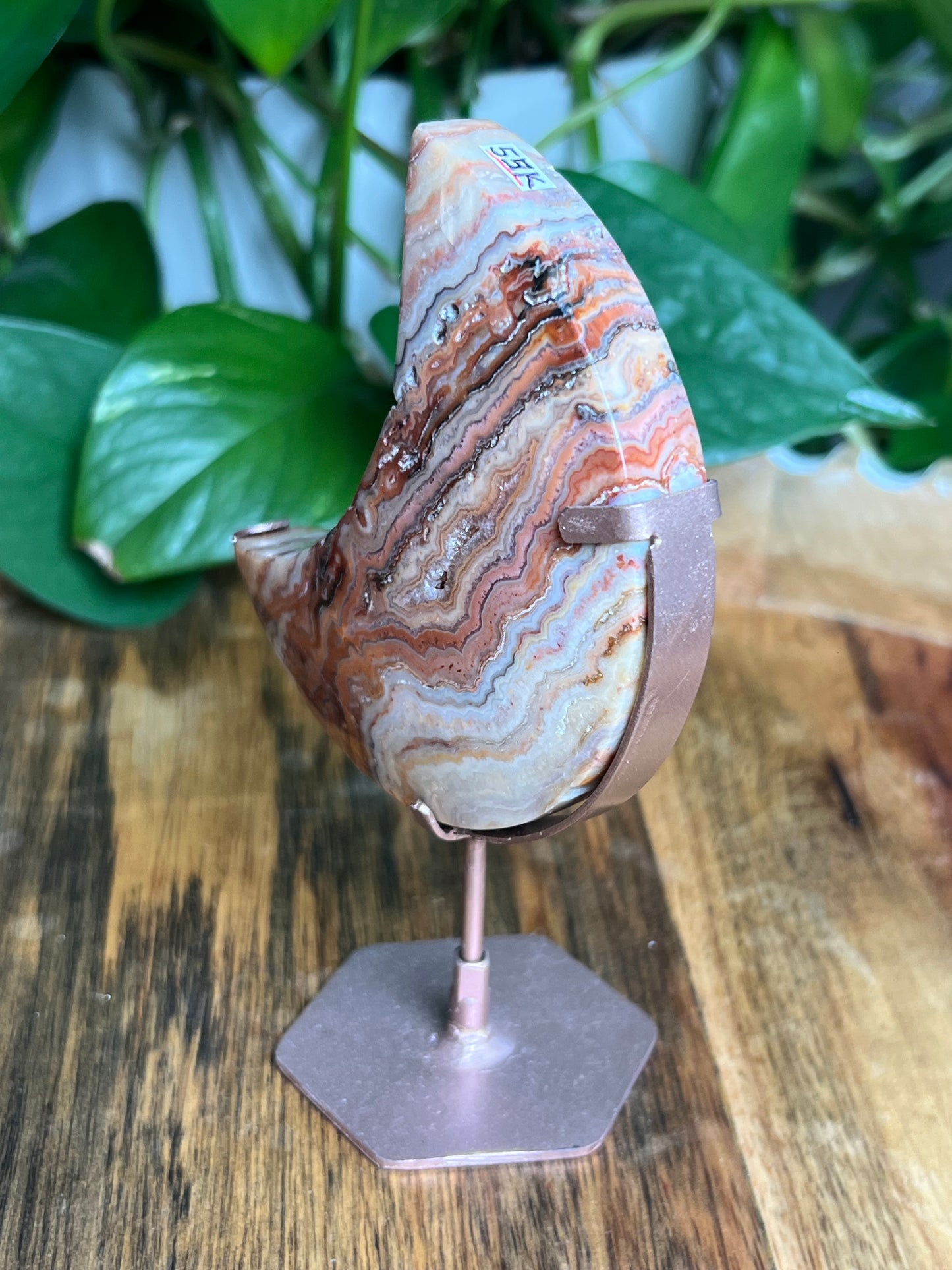 Crazy Lace Agate Moon: K