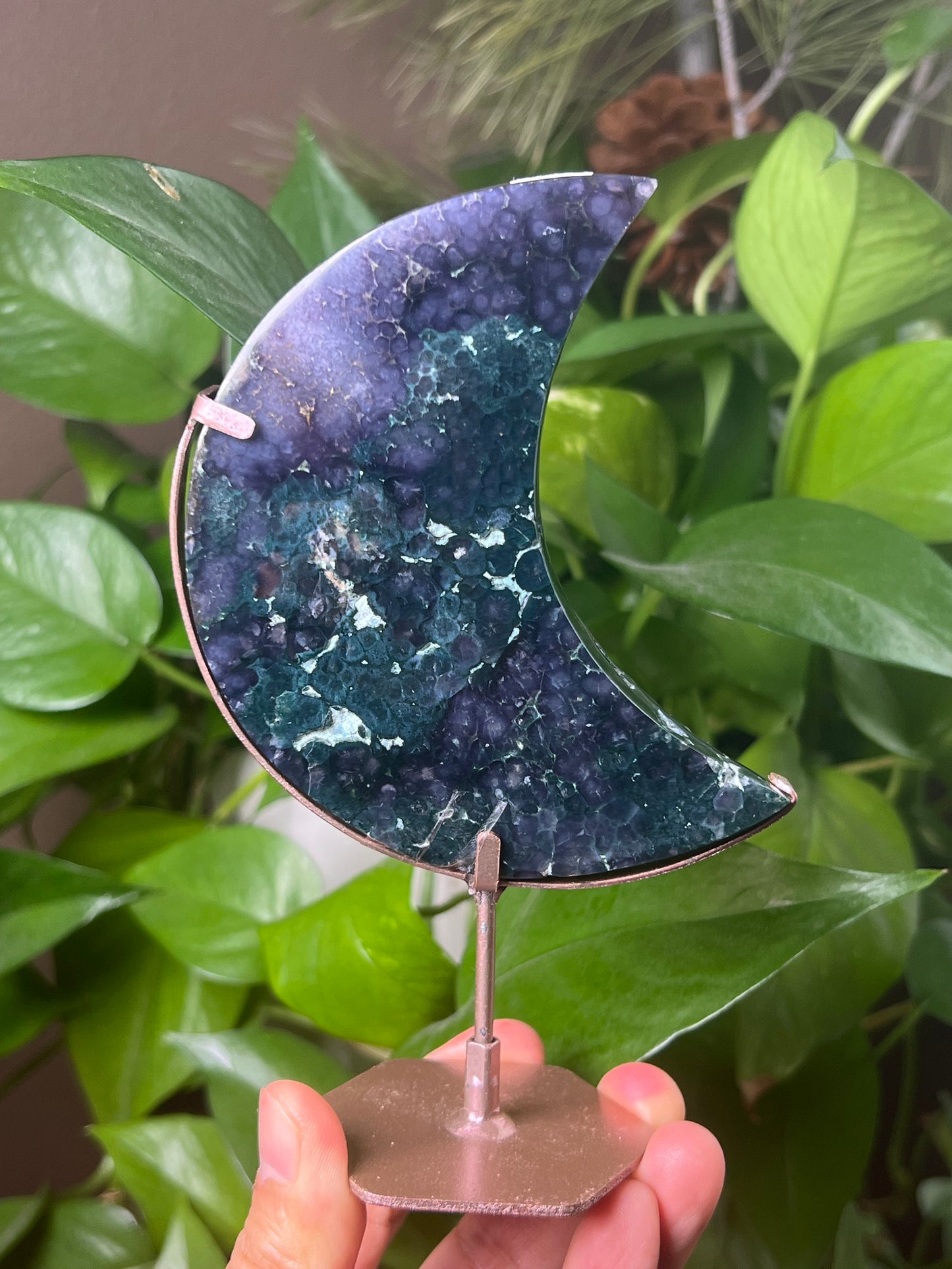 Grape Agate Moon