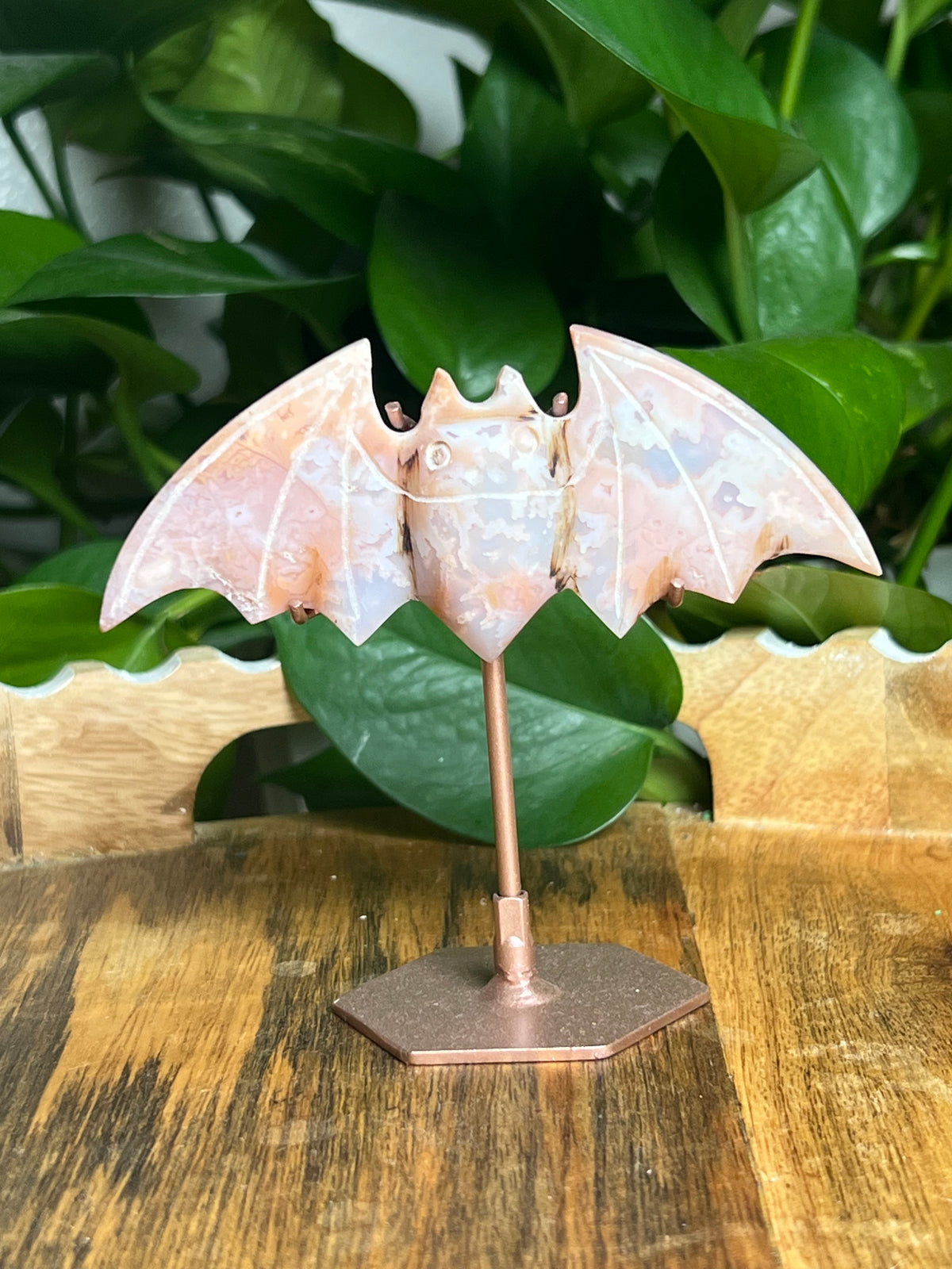 Pink Carnelian Bat: ME