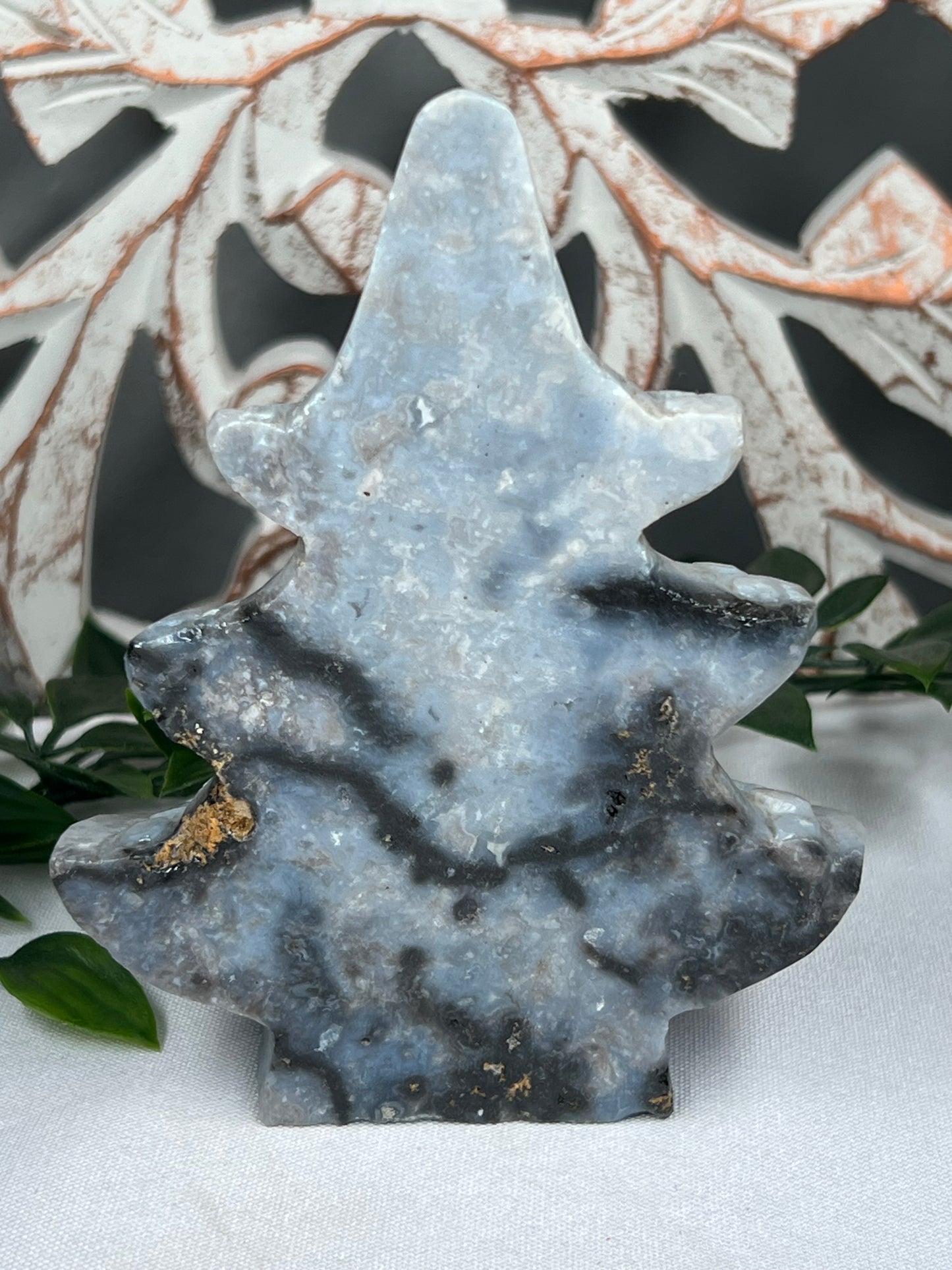 Blue Plume Agate Tree