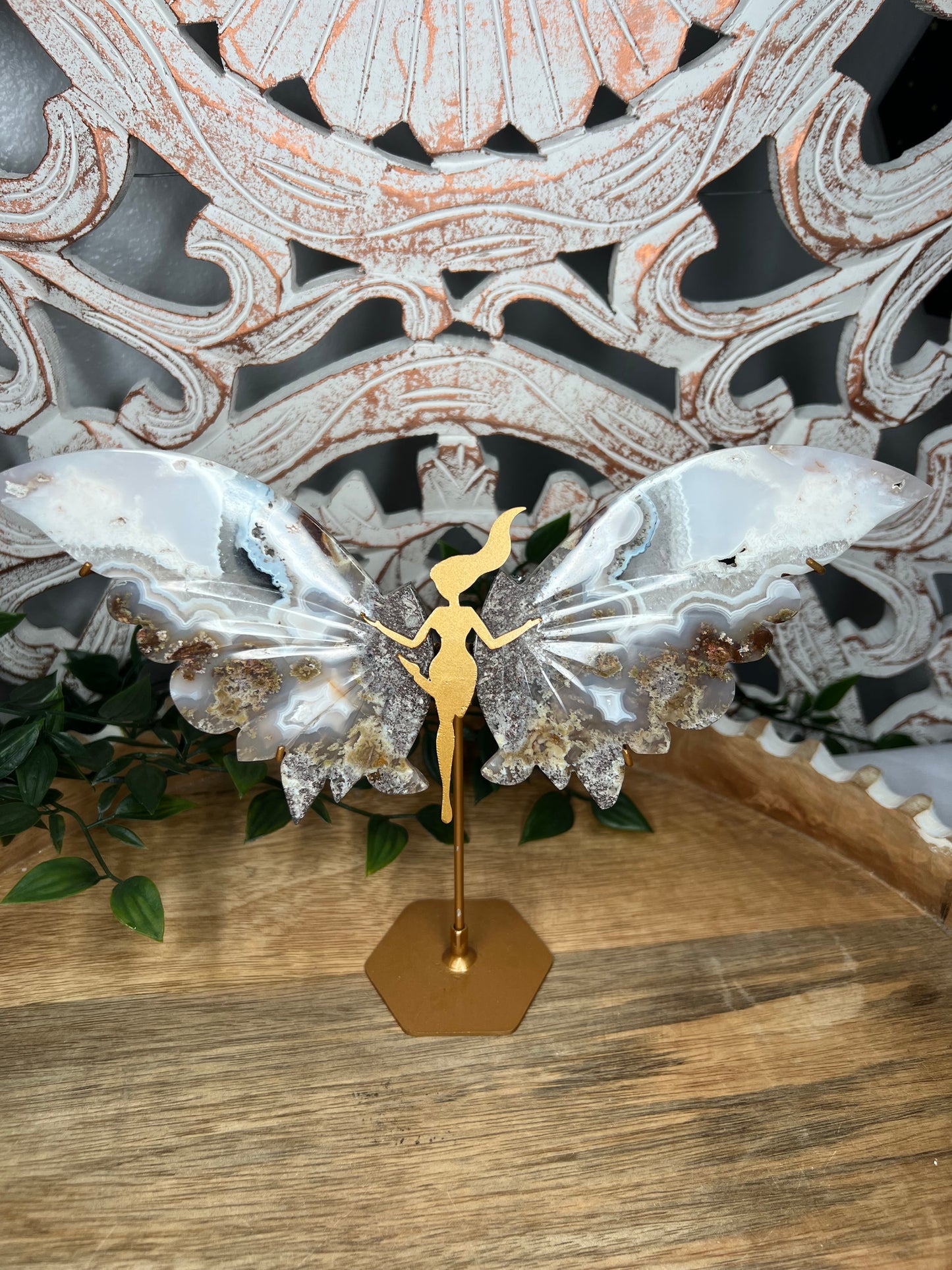 Scenic Moss Agate Wings