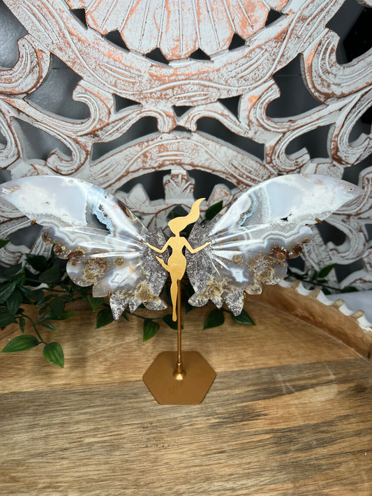 Scenic Moss Agate Wings