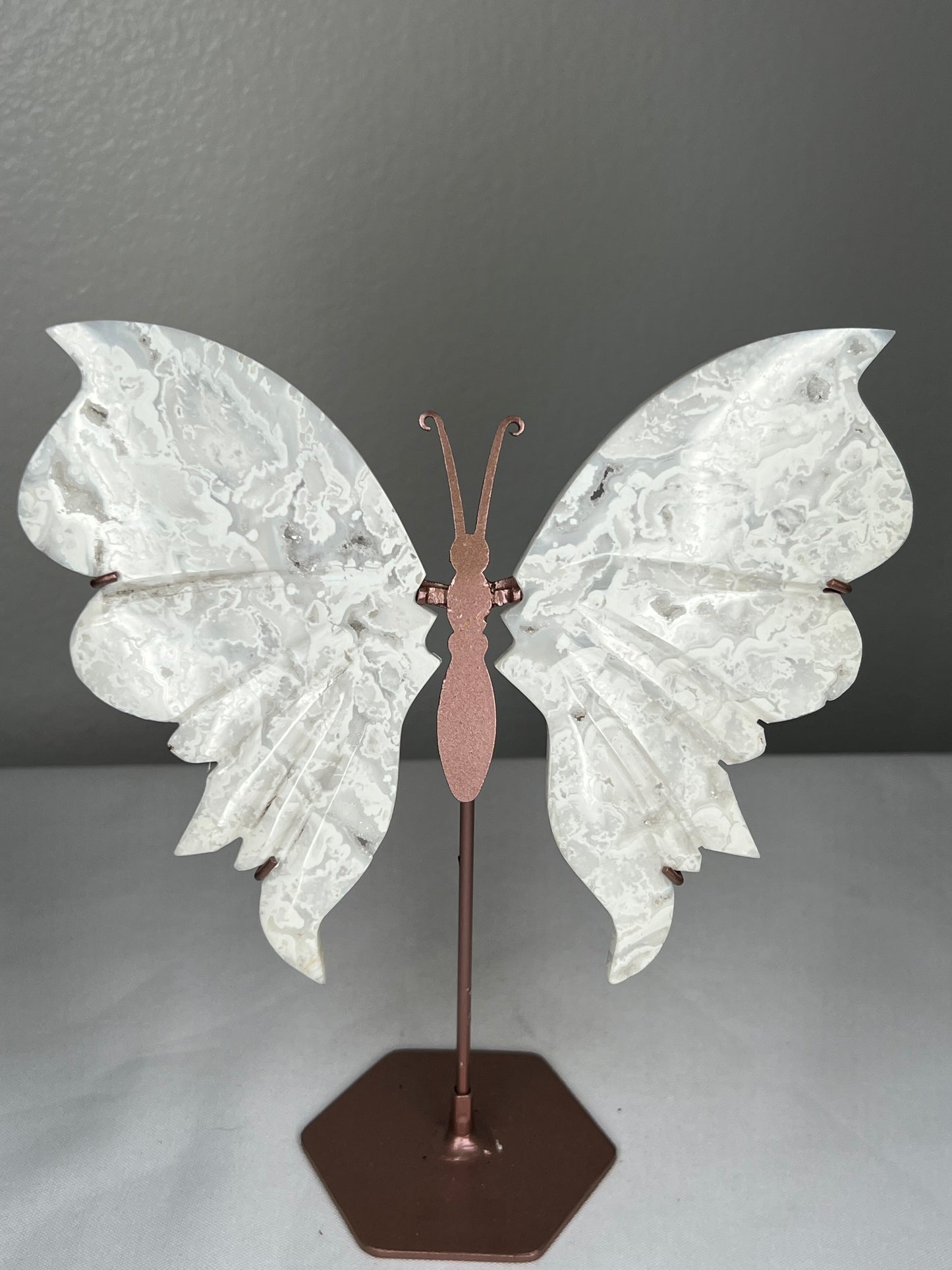 White Plume Agate Wings