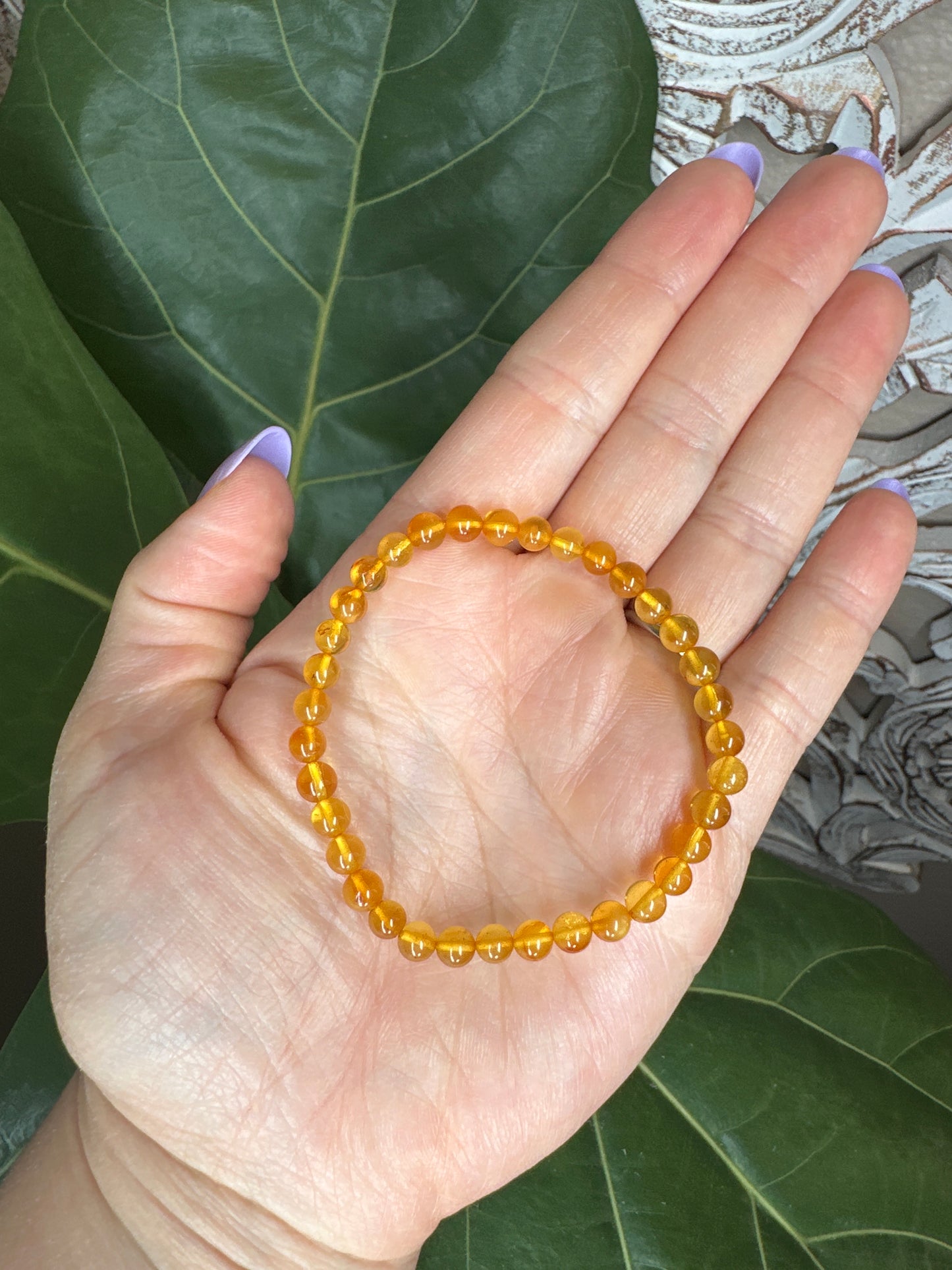 Baltic Amber Beaded Bracelet