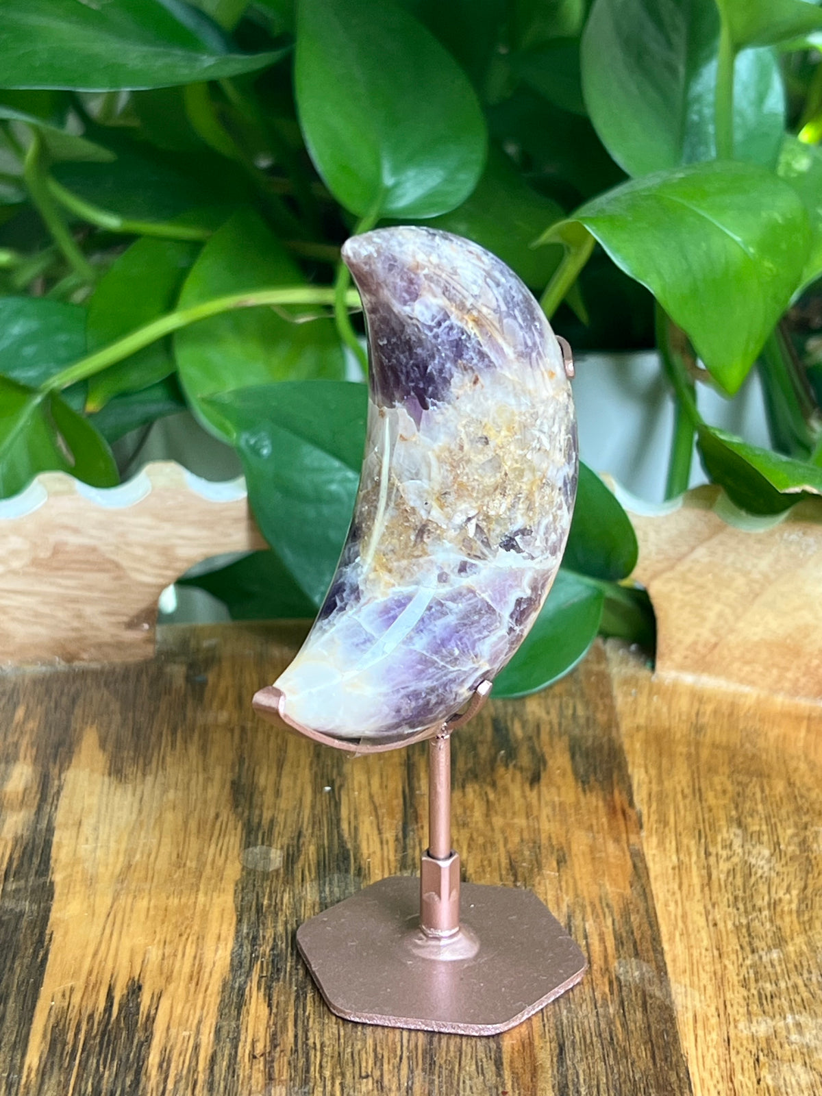 Indonesian Amethyst Puffy Moon: XR