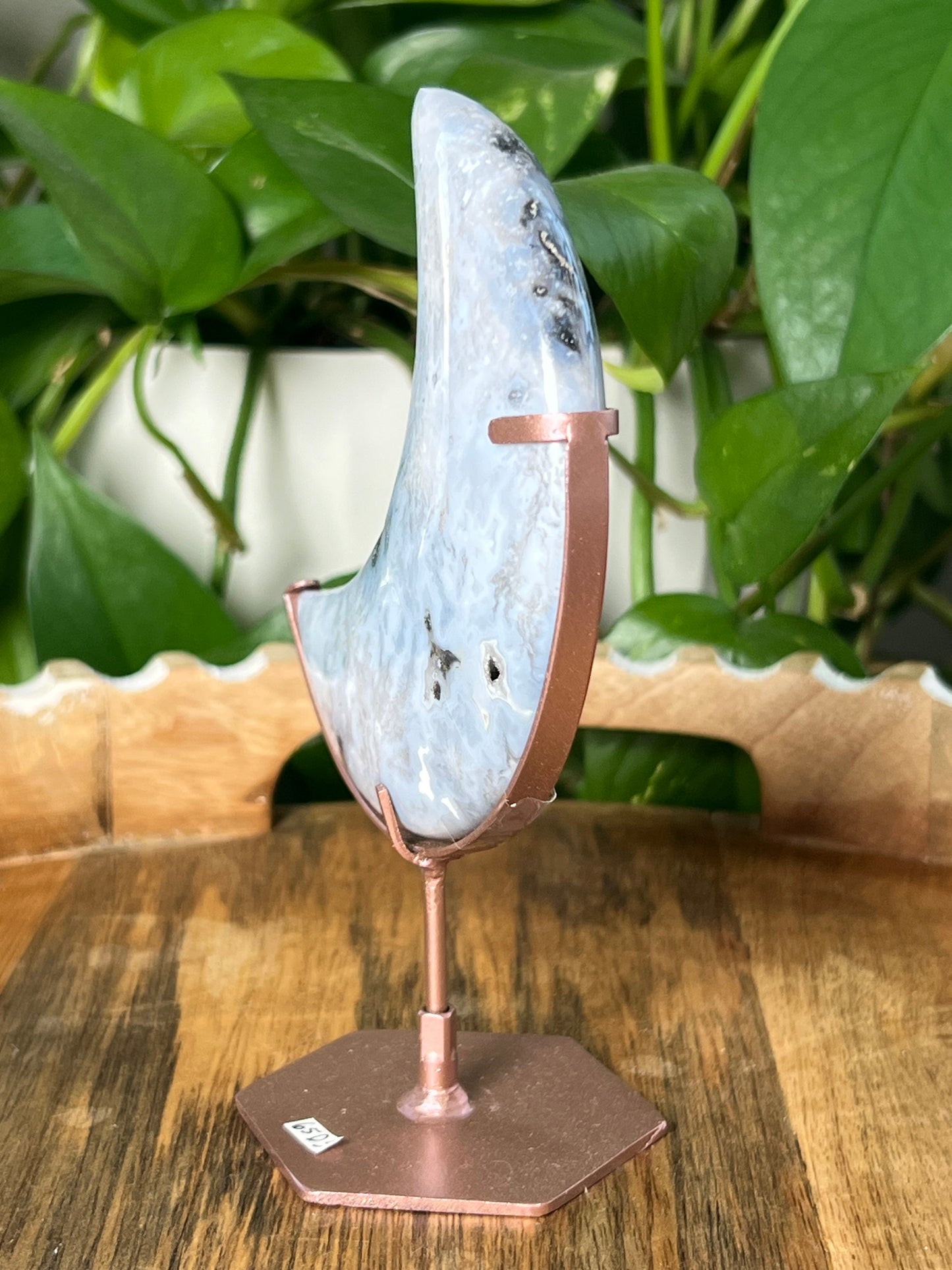 Blue Plume Agate Wings