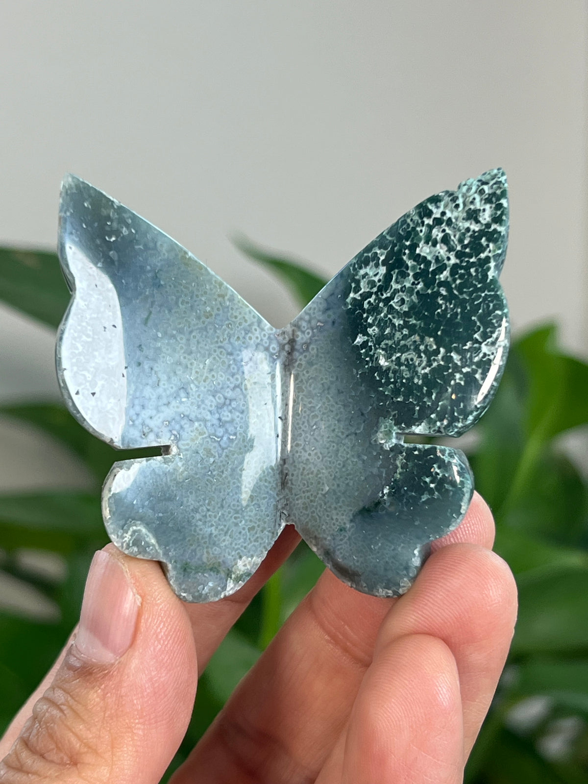 Grape Agate 3D Butterflies