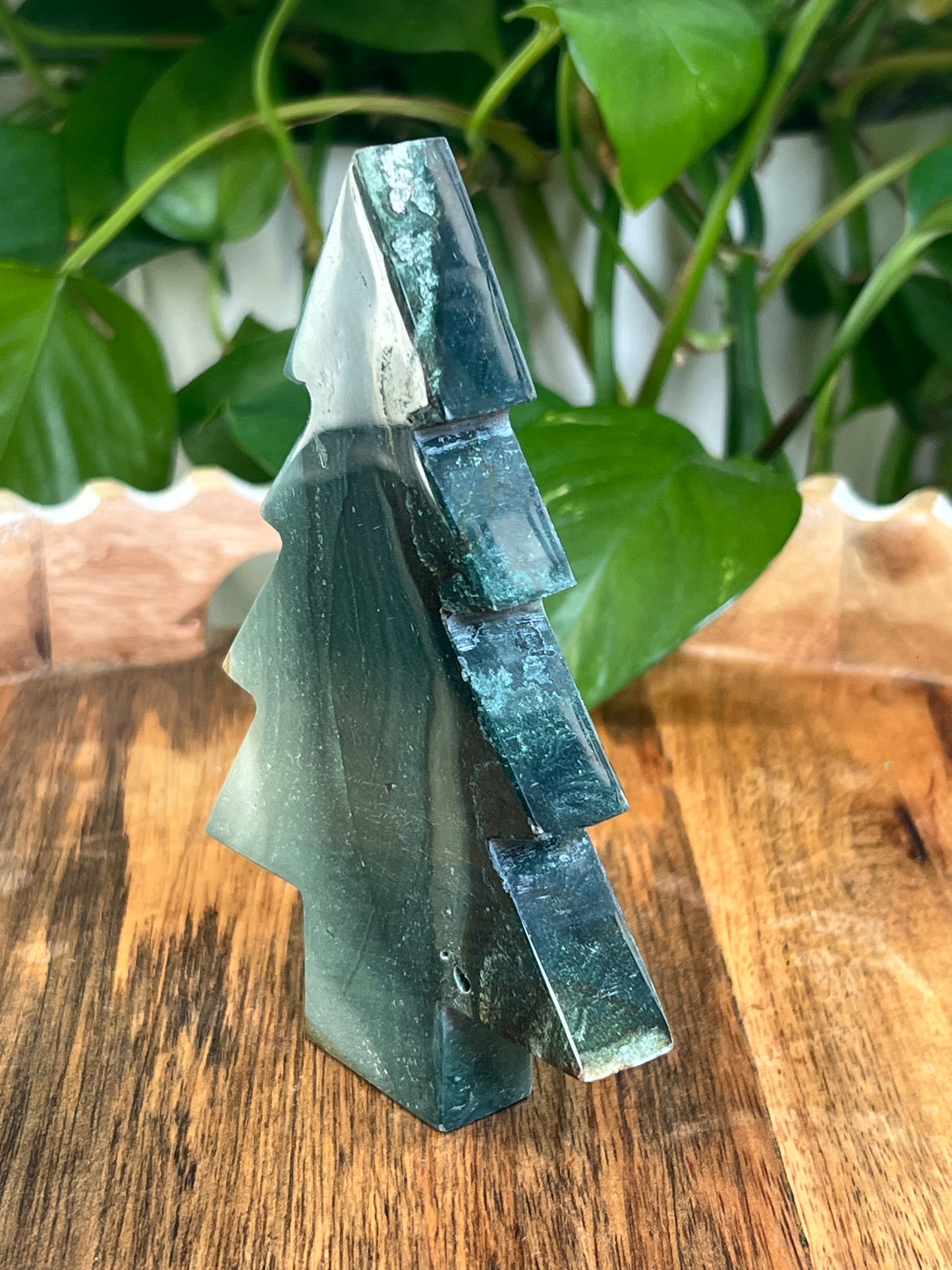 Blue Green Jasper Tree: E