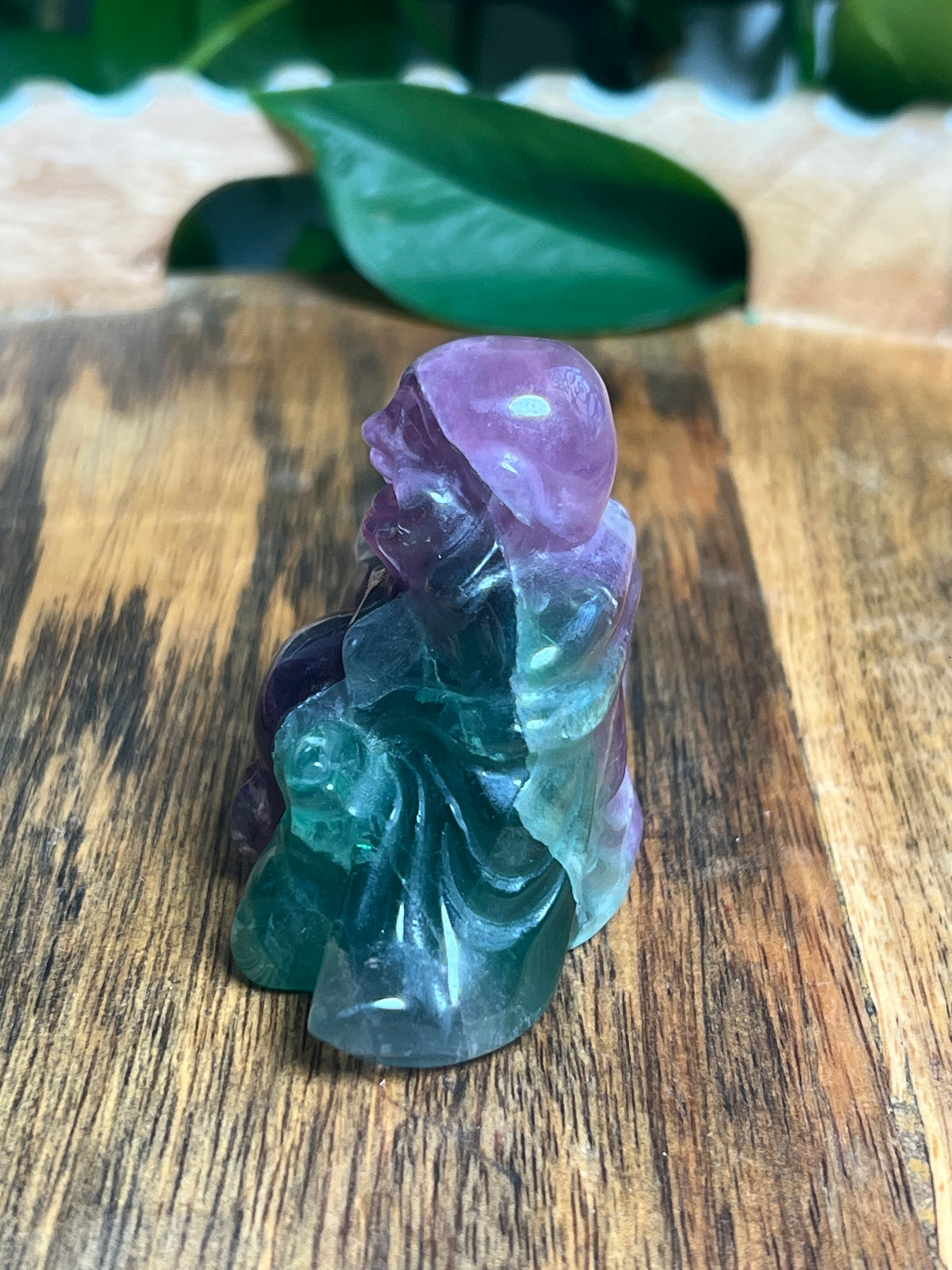 Fluorite Buddha: AB