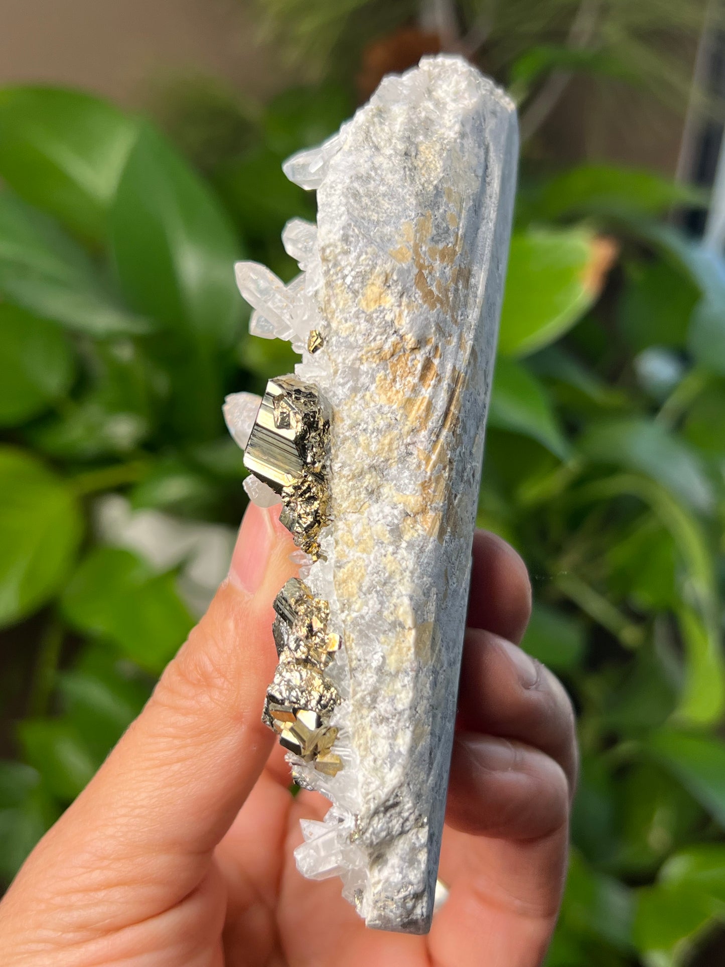 Rainbow Pyrite Quartz