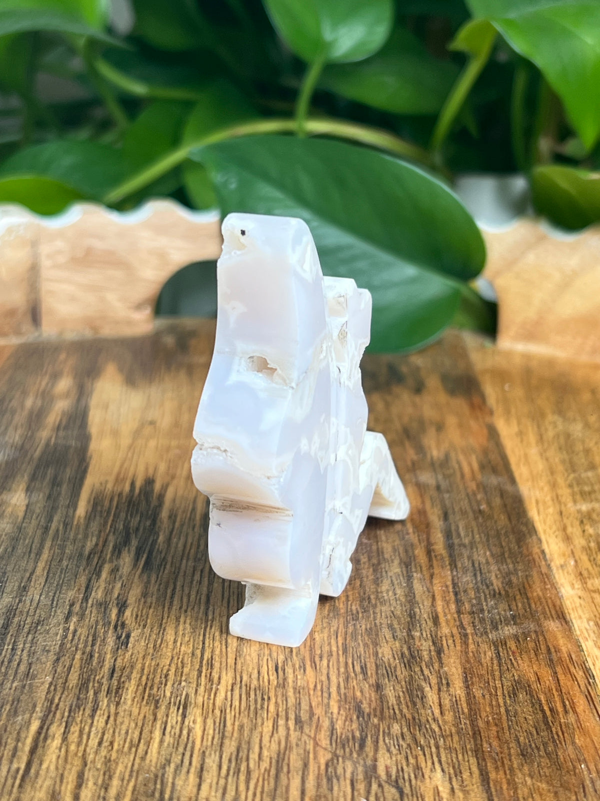 White Plume Agate Pixie Fairy: DF