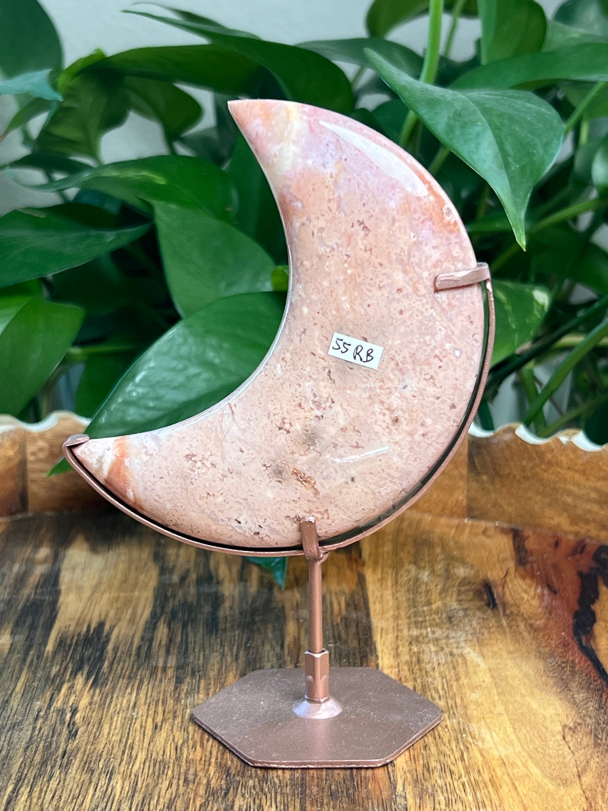 Pink Carnelian Moon: RB
