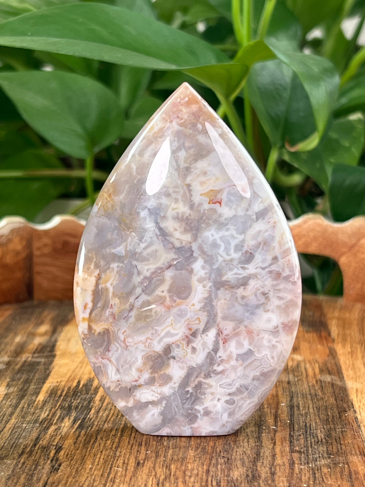 Sumatra Plume Agate Flames
