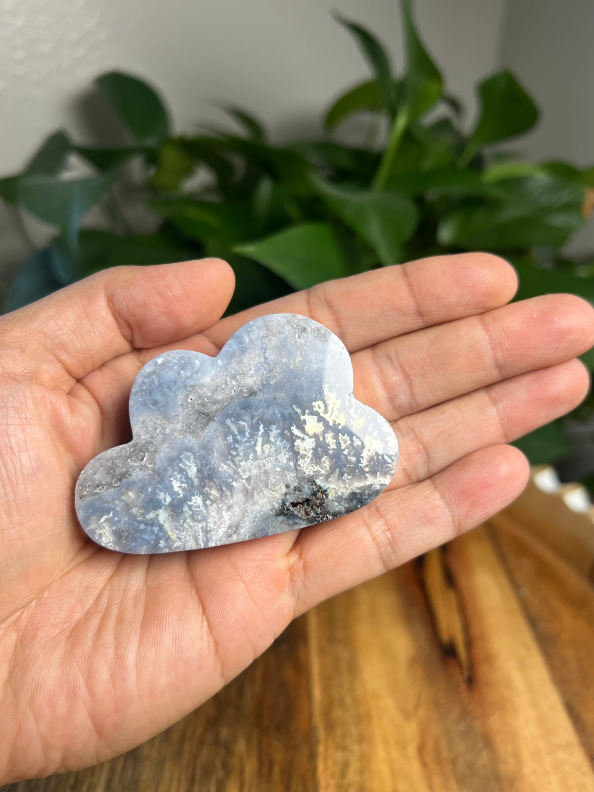 Blue Plume Agate Mini Cloud: PS