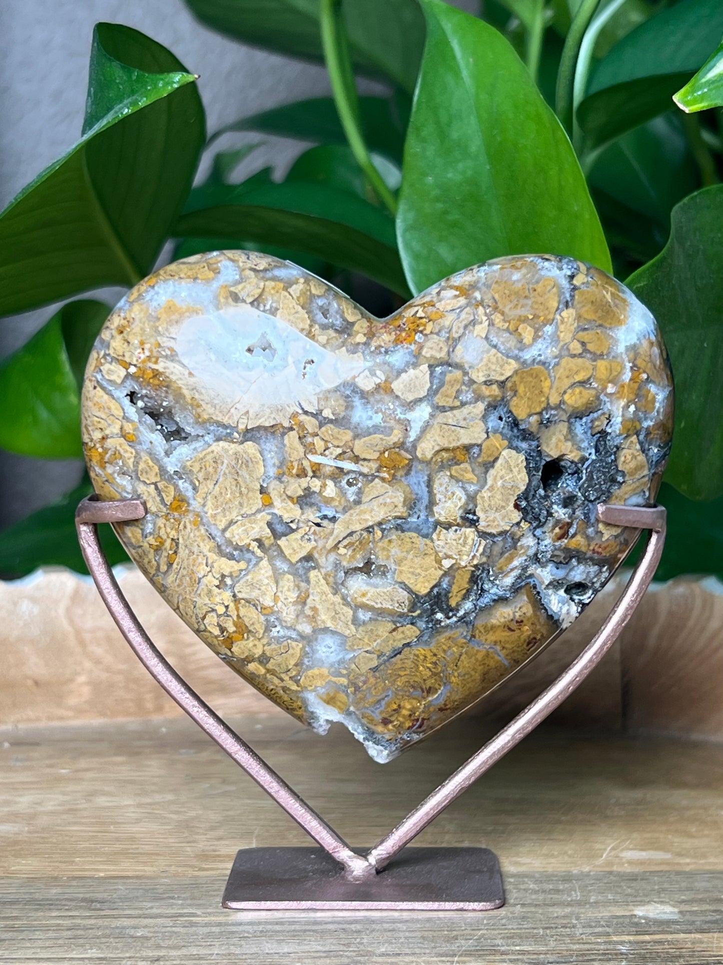Brecciated Jasper Heart