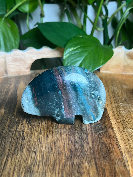 Blue Green Jasper Bear: KA