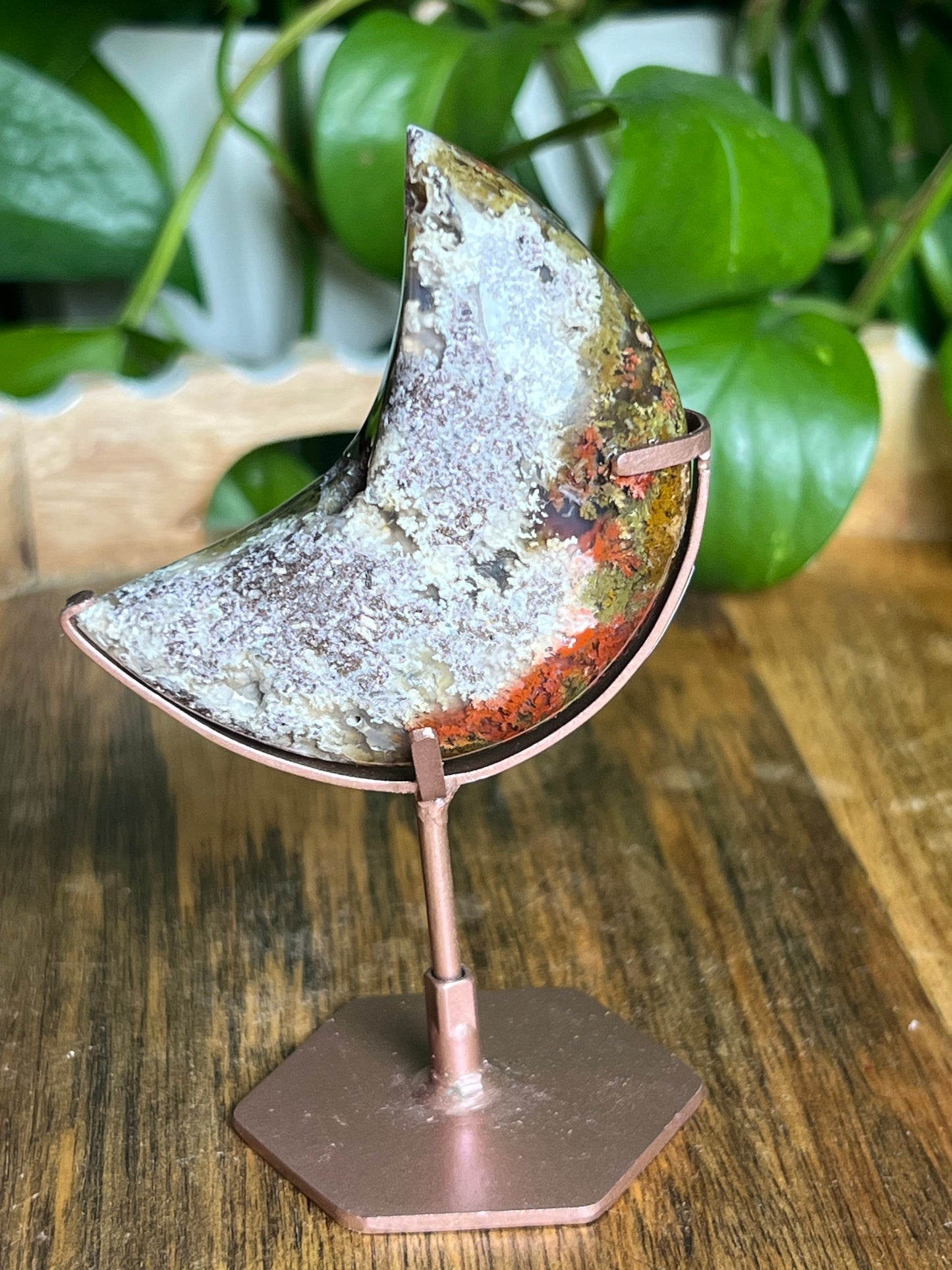 Scenic Moss Agate Moon