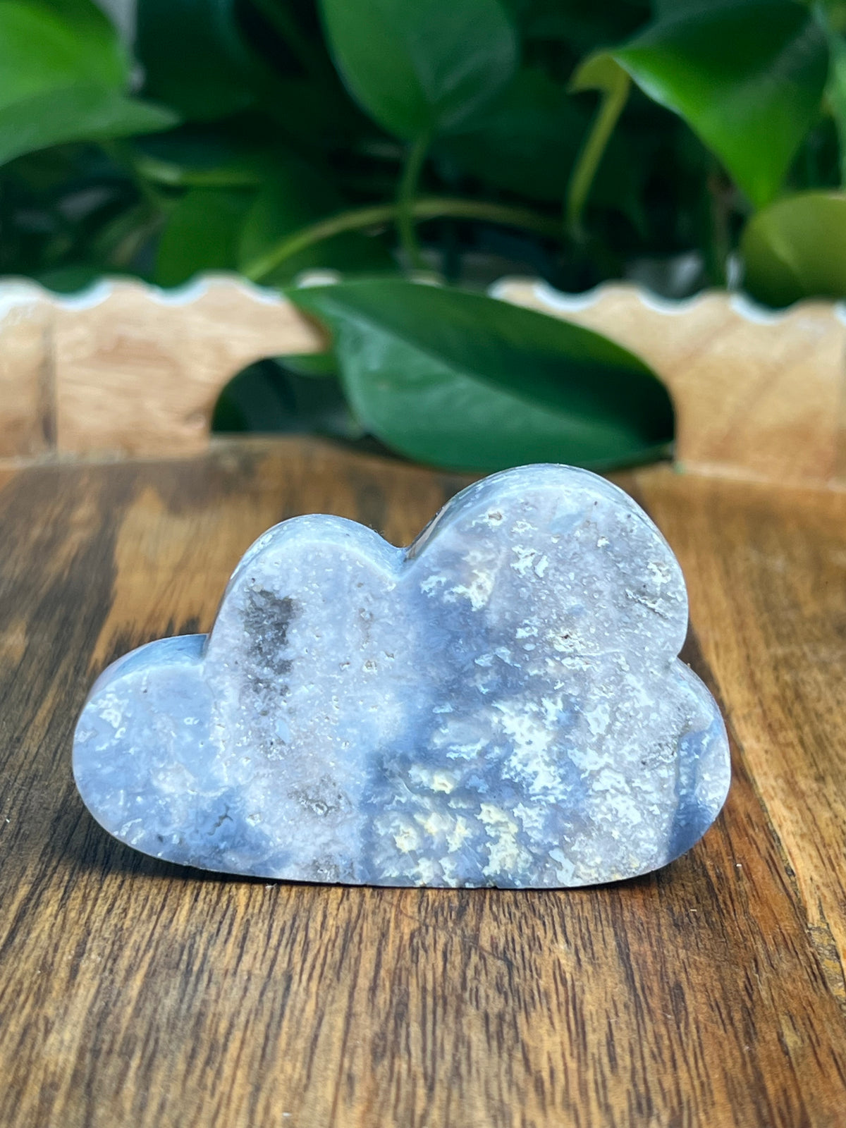 Blue Plume Agate Mini Cloud: PD