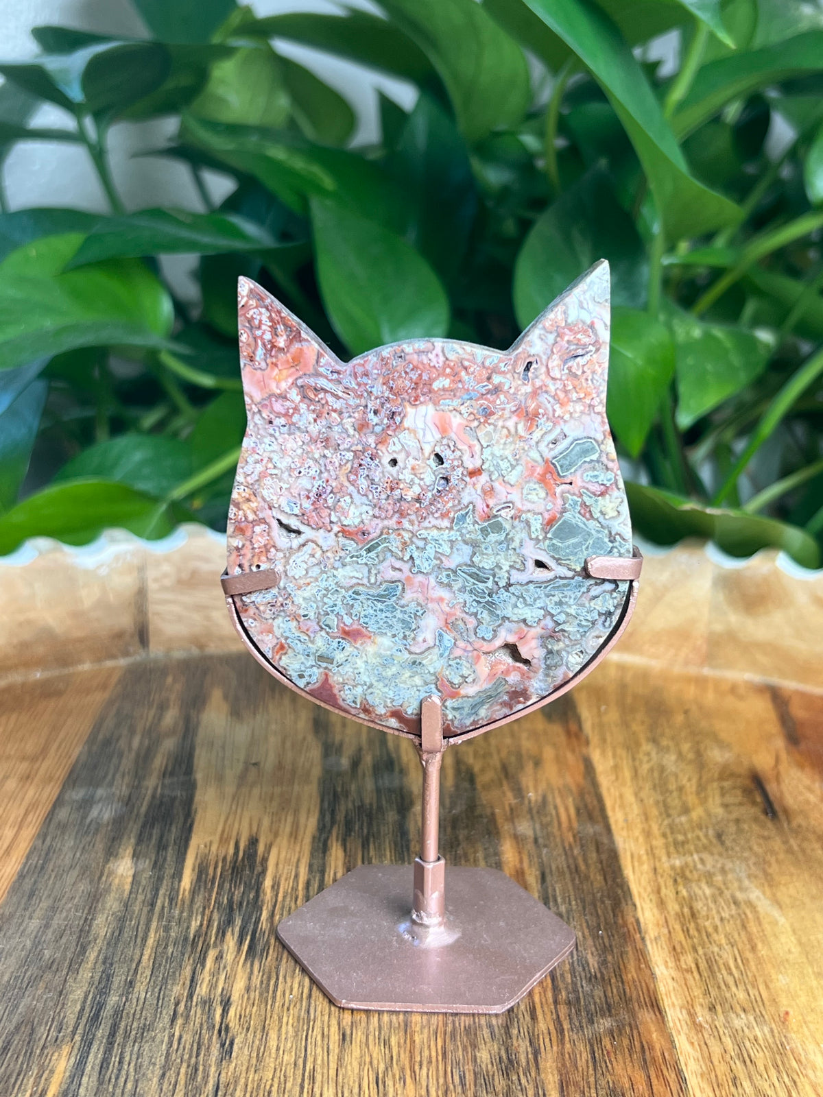 Marcasite Cat Head: RT