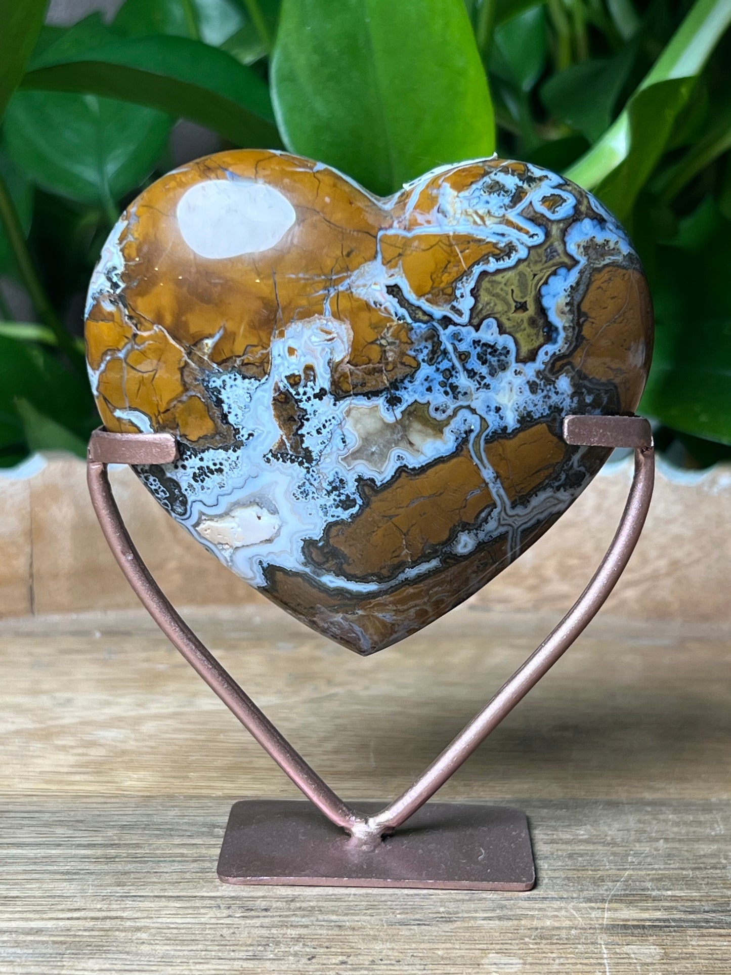 Brecciated Jasper Heart