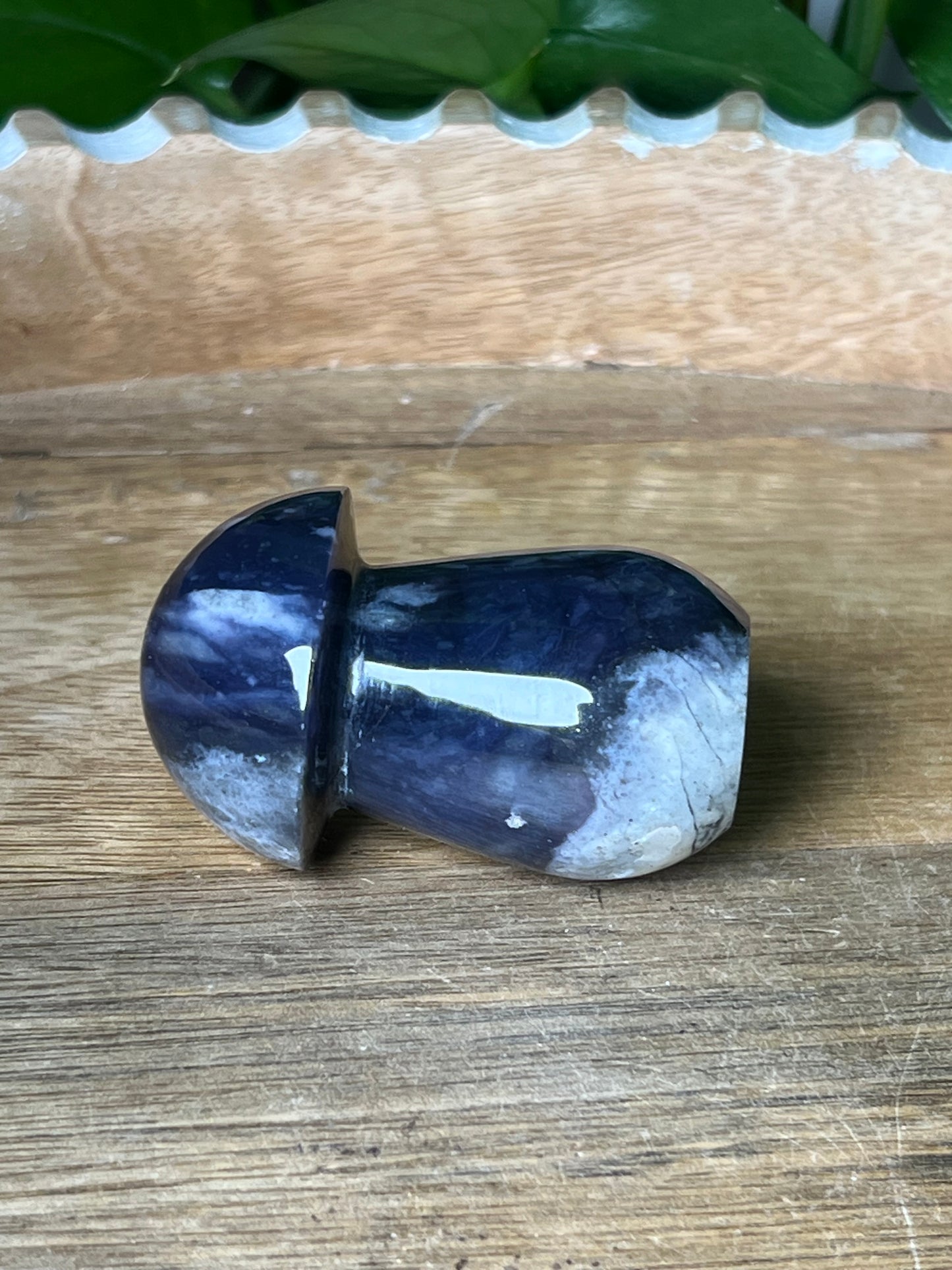 Purple Chalcedony Mushroom