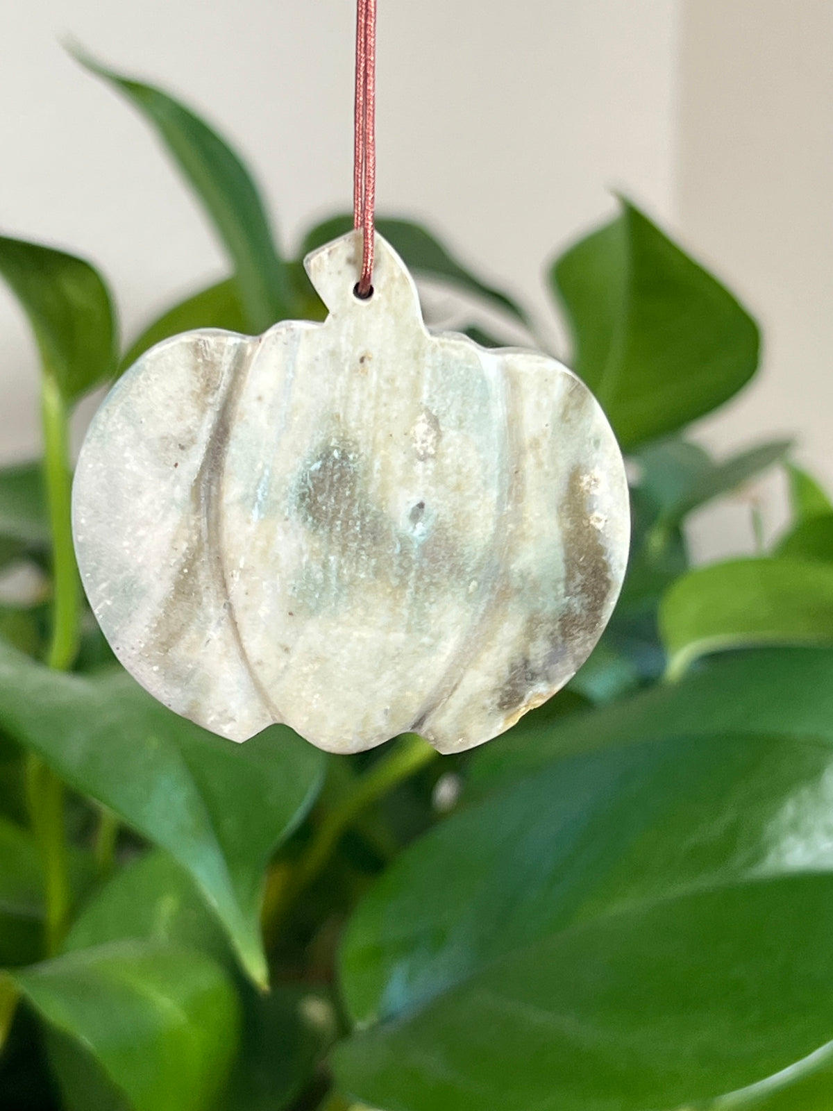 Blue Green Jasper Pumpkin Ornaments