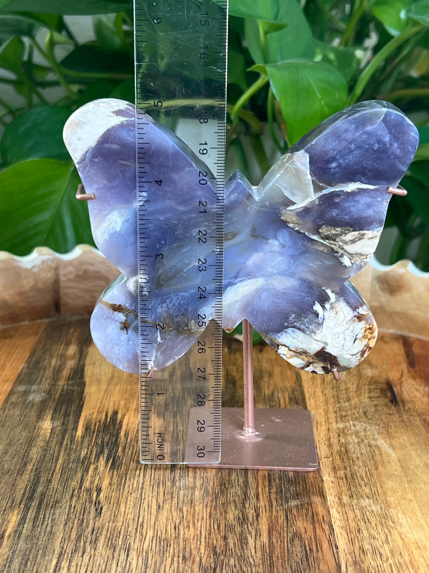 Purple Chalcedony Butterfly: MP