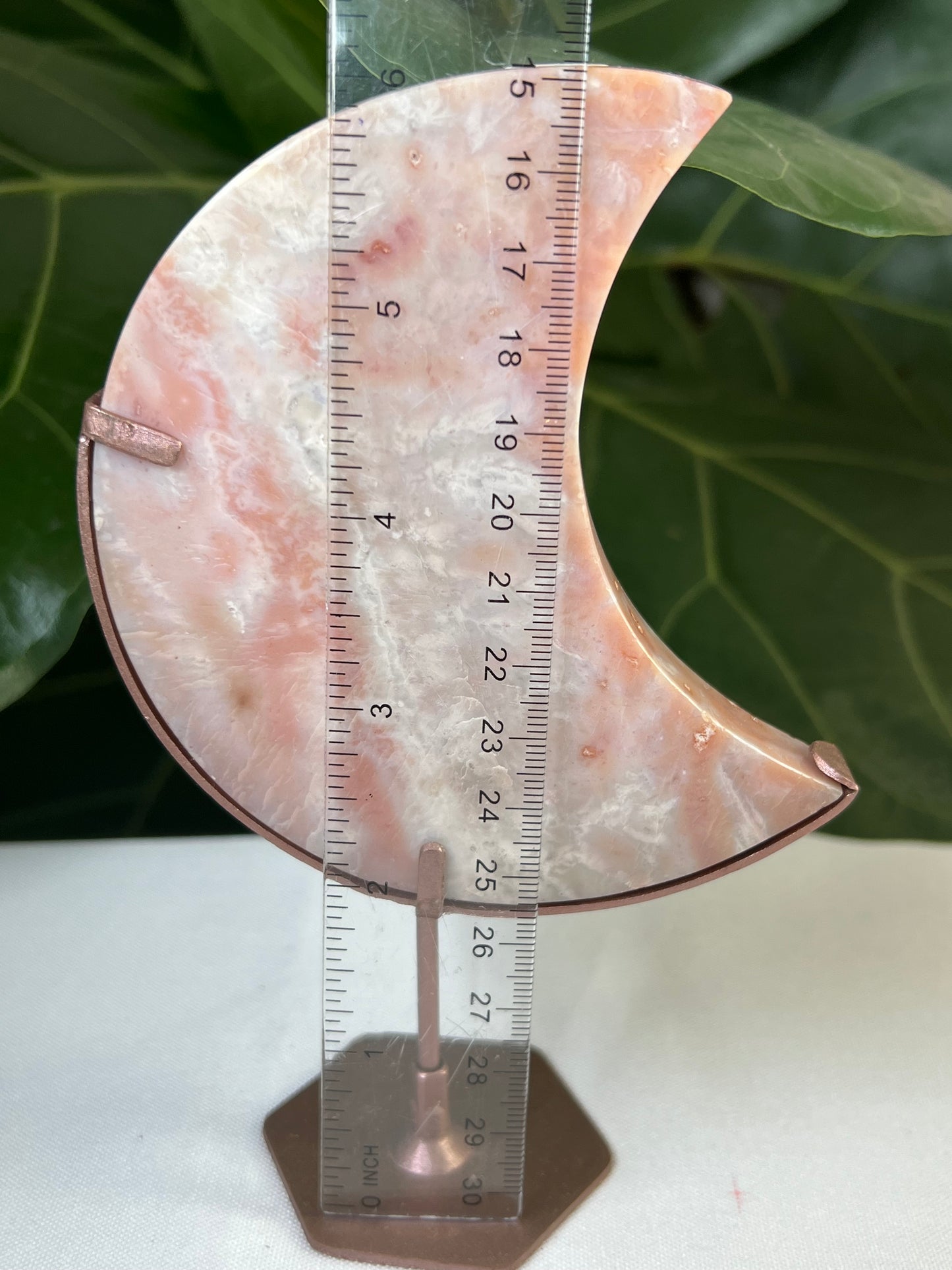Pink Carnelian Moon
