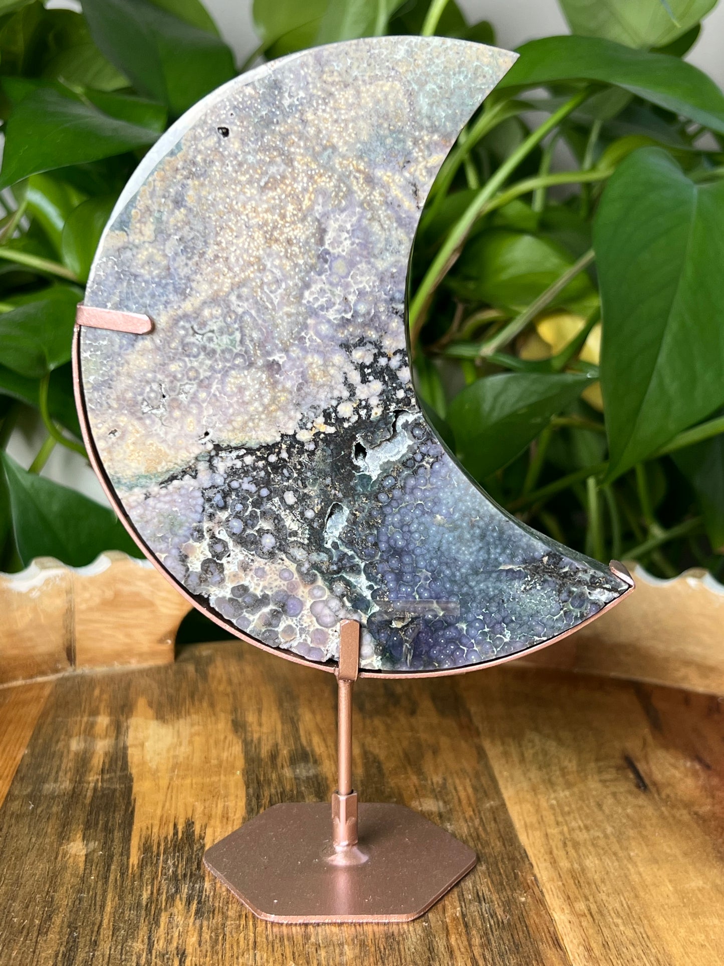 Grape Agate Moon