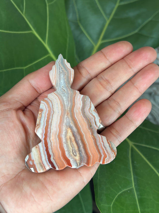 Crazy Lace Agate Buddha