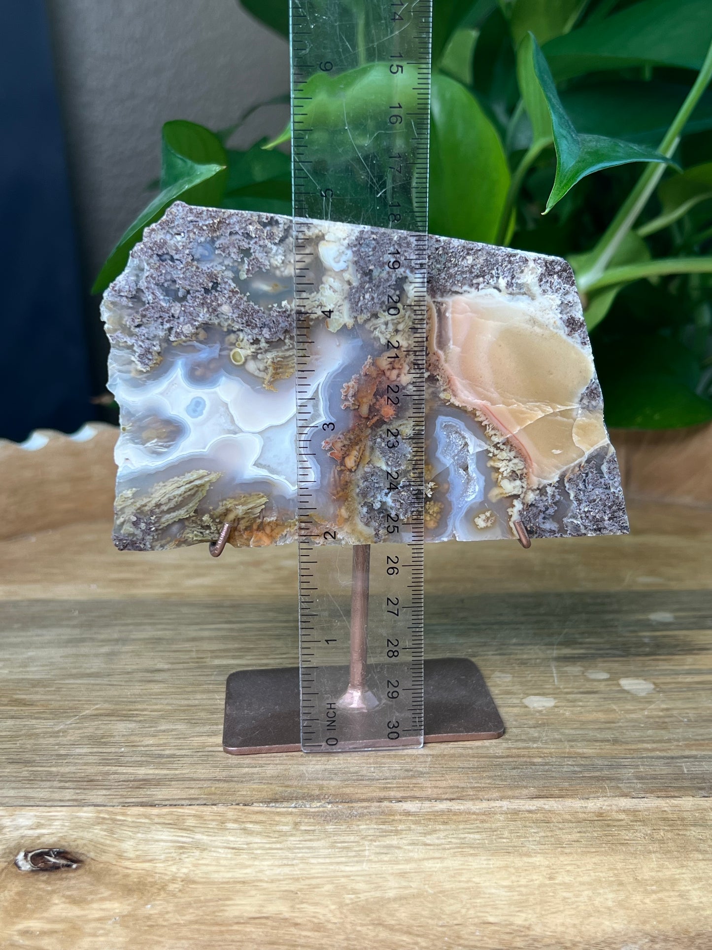 Scenic Moss Agate Slab