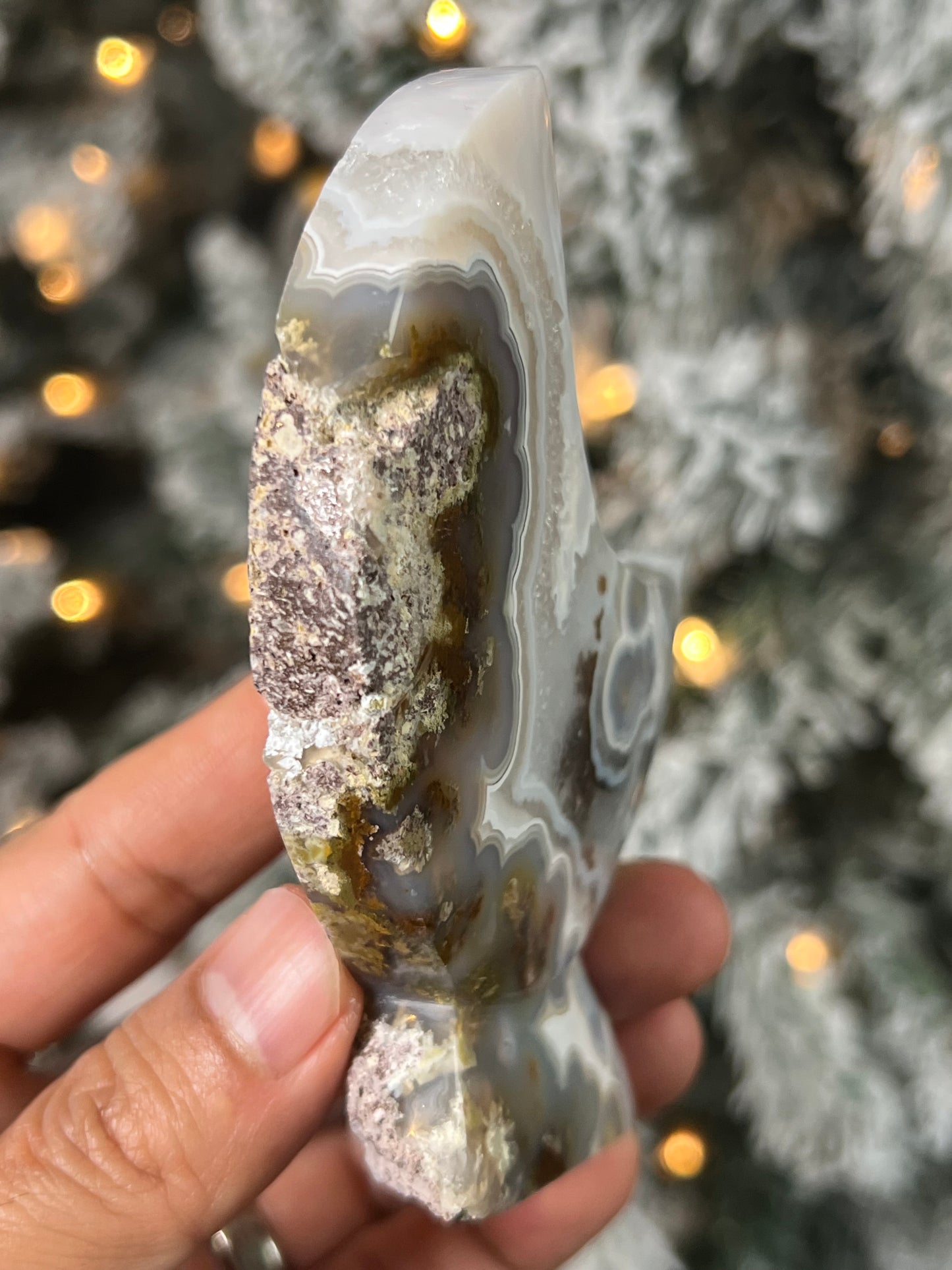 Scenic Moss Agate Moon