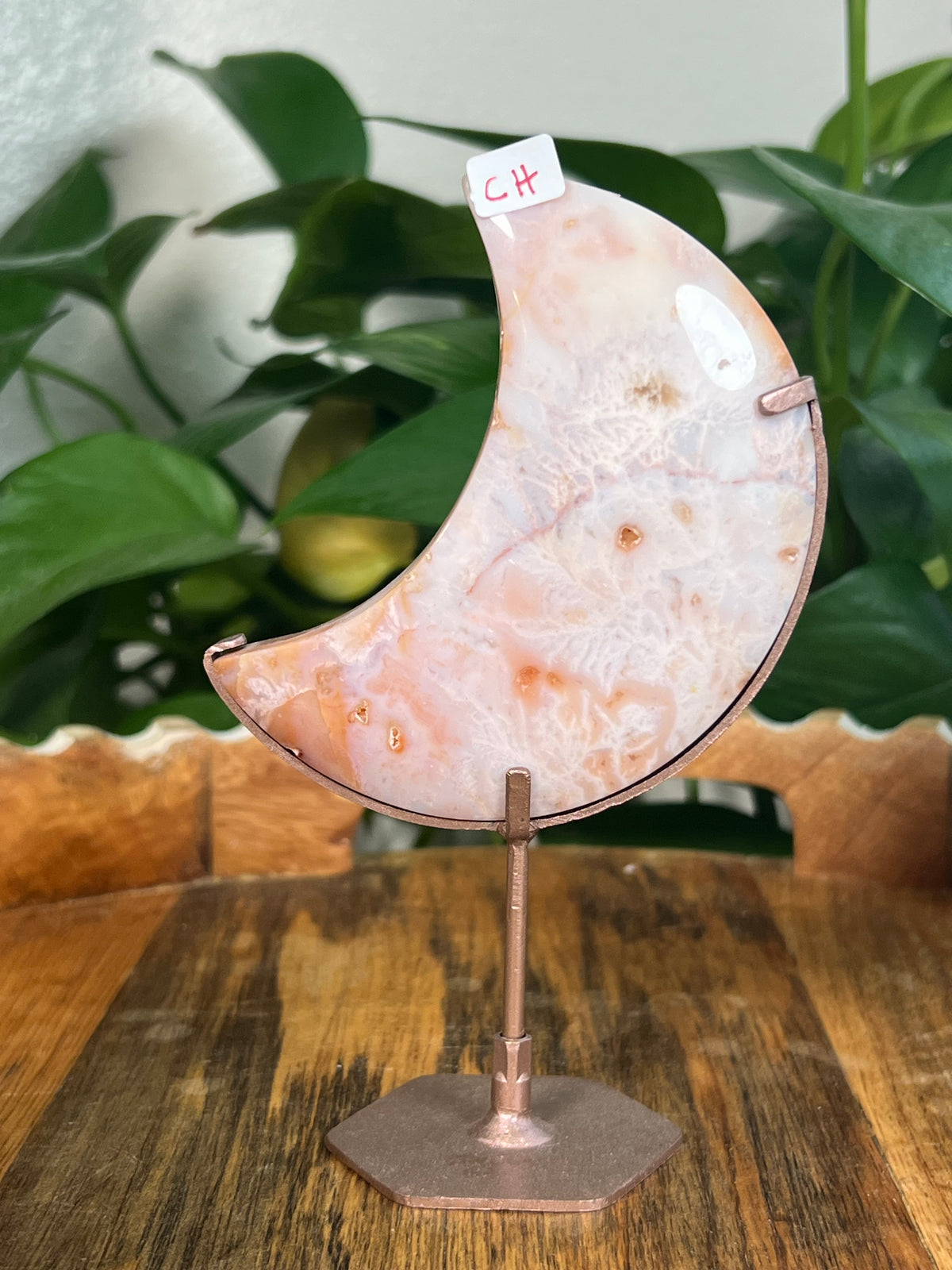 Pink Carnelian Moons