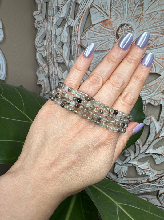 Garden Quartz Beaded Bracelet (4mm)