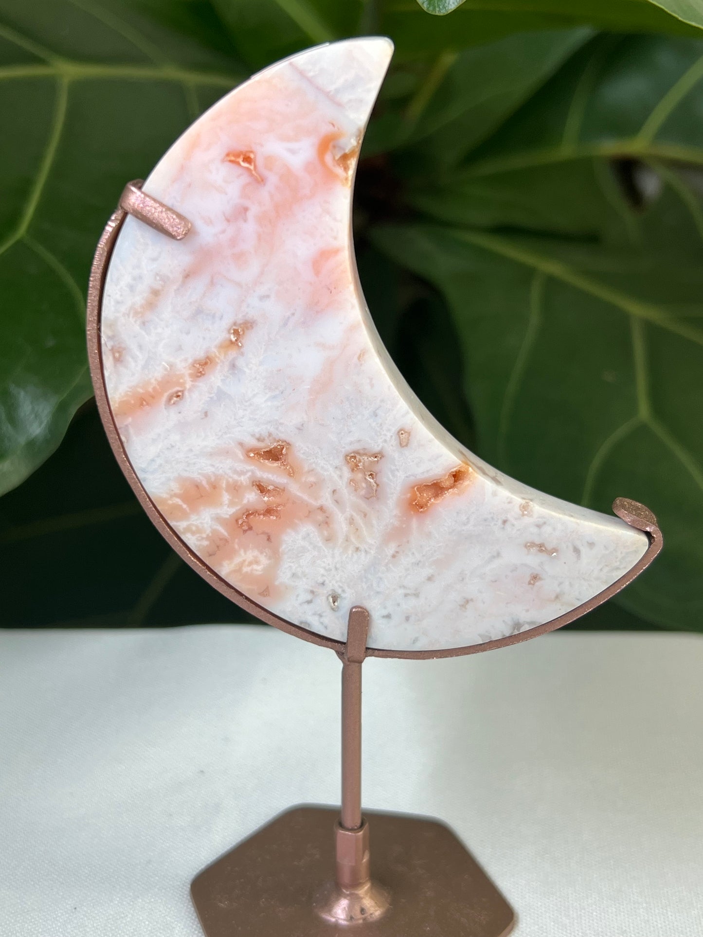 Pink Carnelian Moon