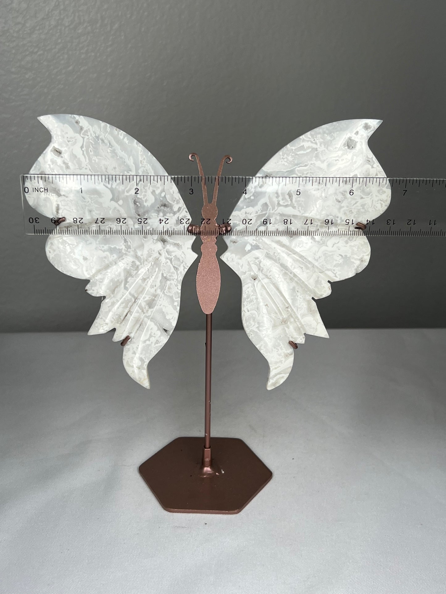 White Plume Agate Wings