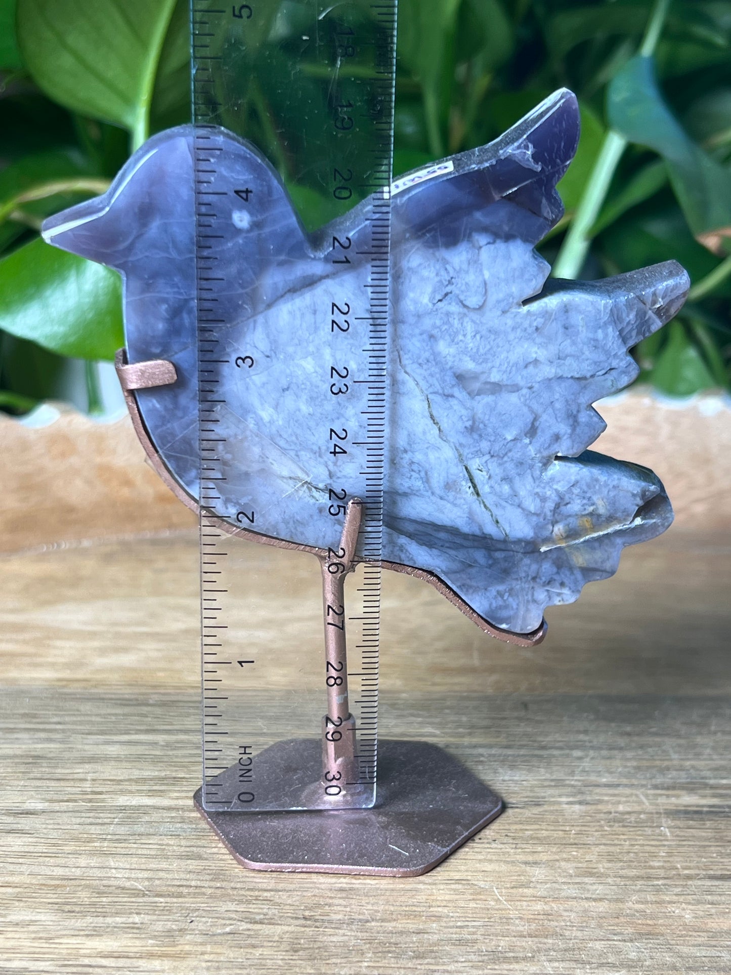 Purple Chalcedony Bird