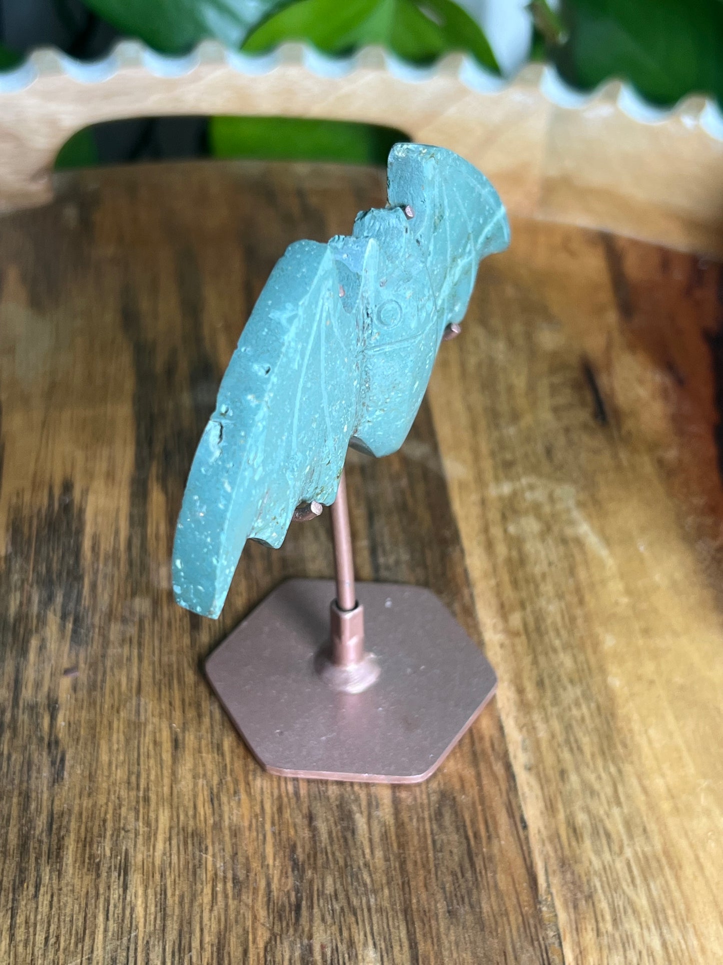 Blue Green Jasper Bat