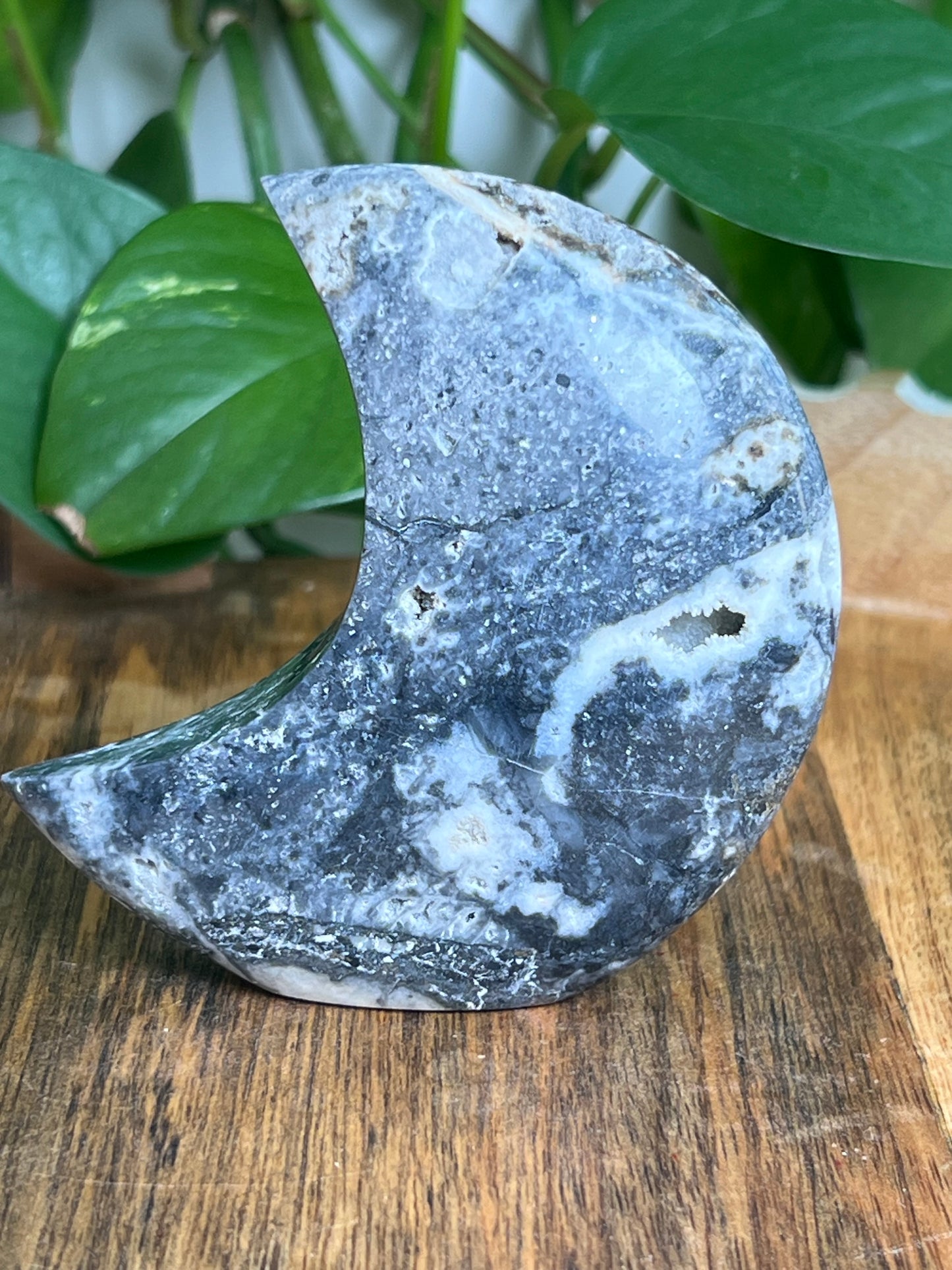 Sphalerite Self-Standing Moon: DA