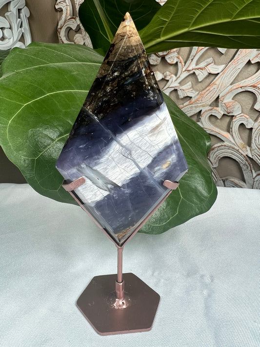 Purple Chalcedony Diamond