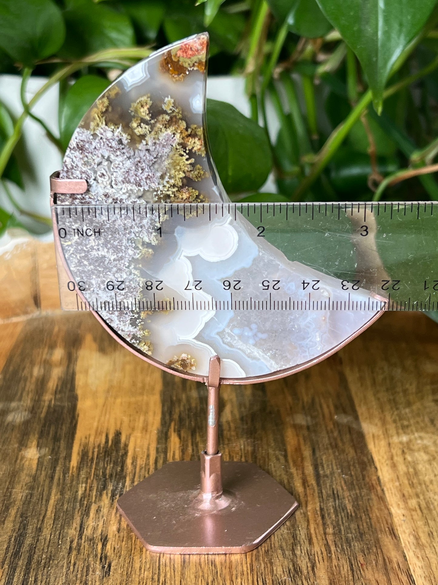 Scenic Moss Agate Moon