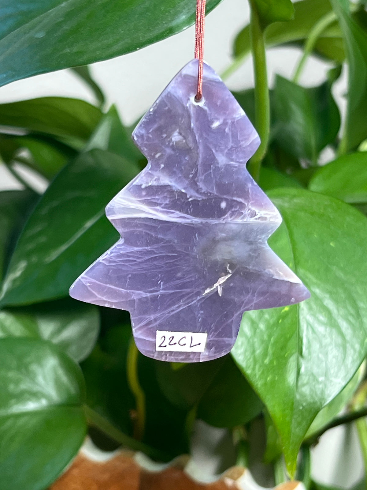 Purple Chalcedony Ornament Tree: CL