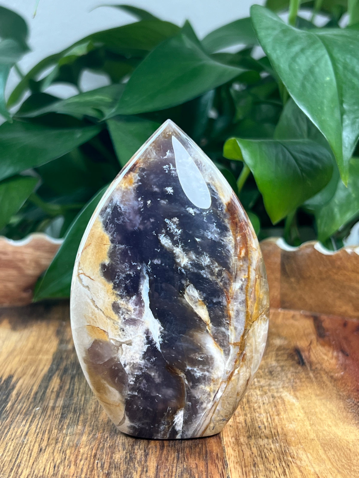 Purple Chalcedony Flame: AB