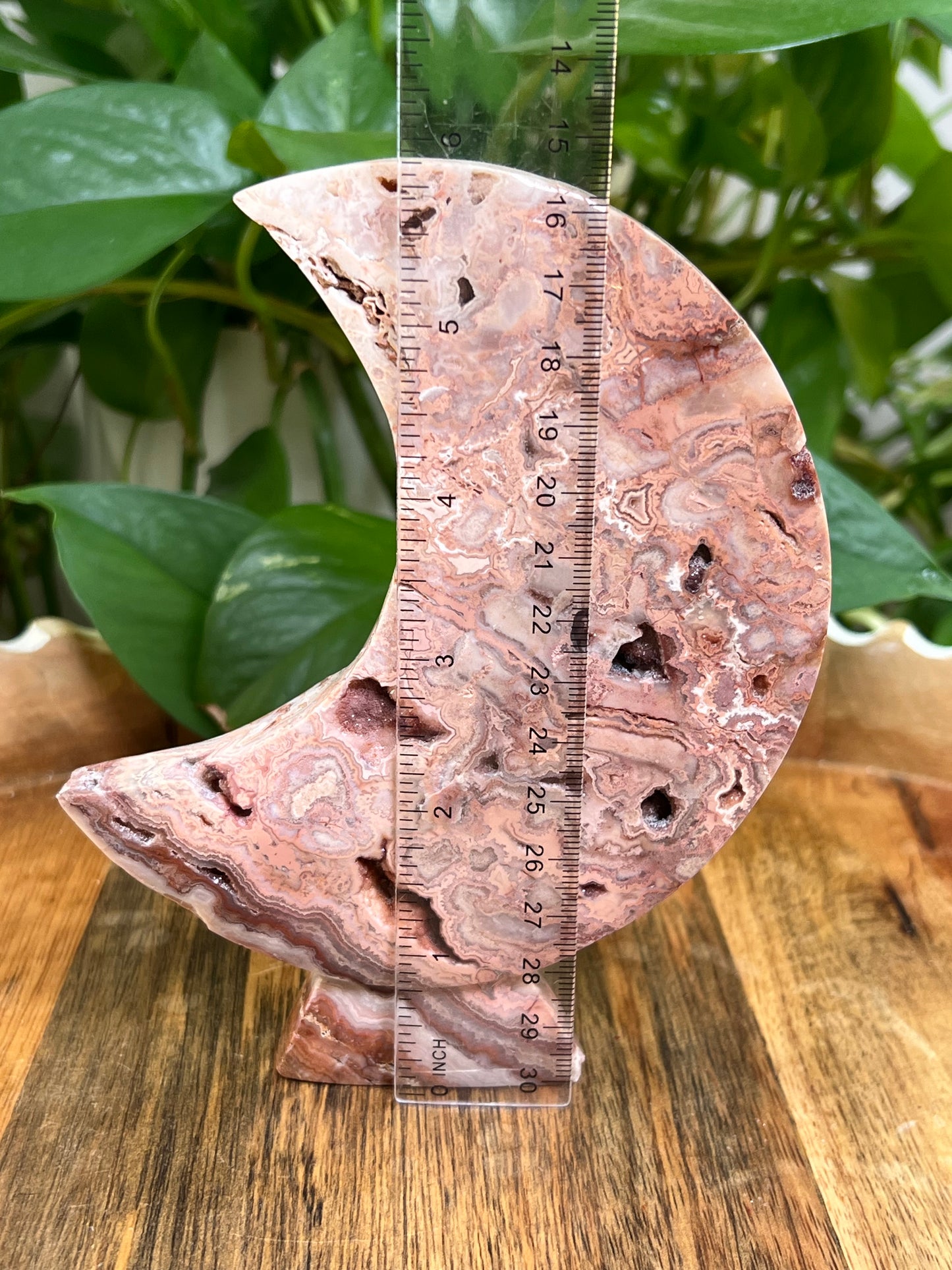 Crazy Lace Agate Moon: Li